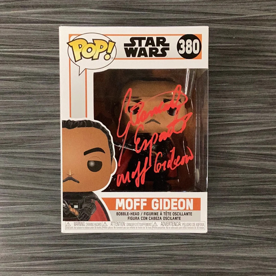 Funko POP Star Wars: Moff Gideon (Signed/Giancarlo Esposito/JSA) #380