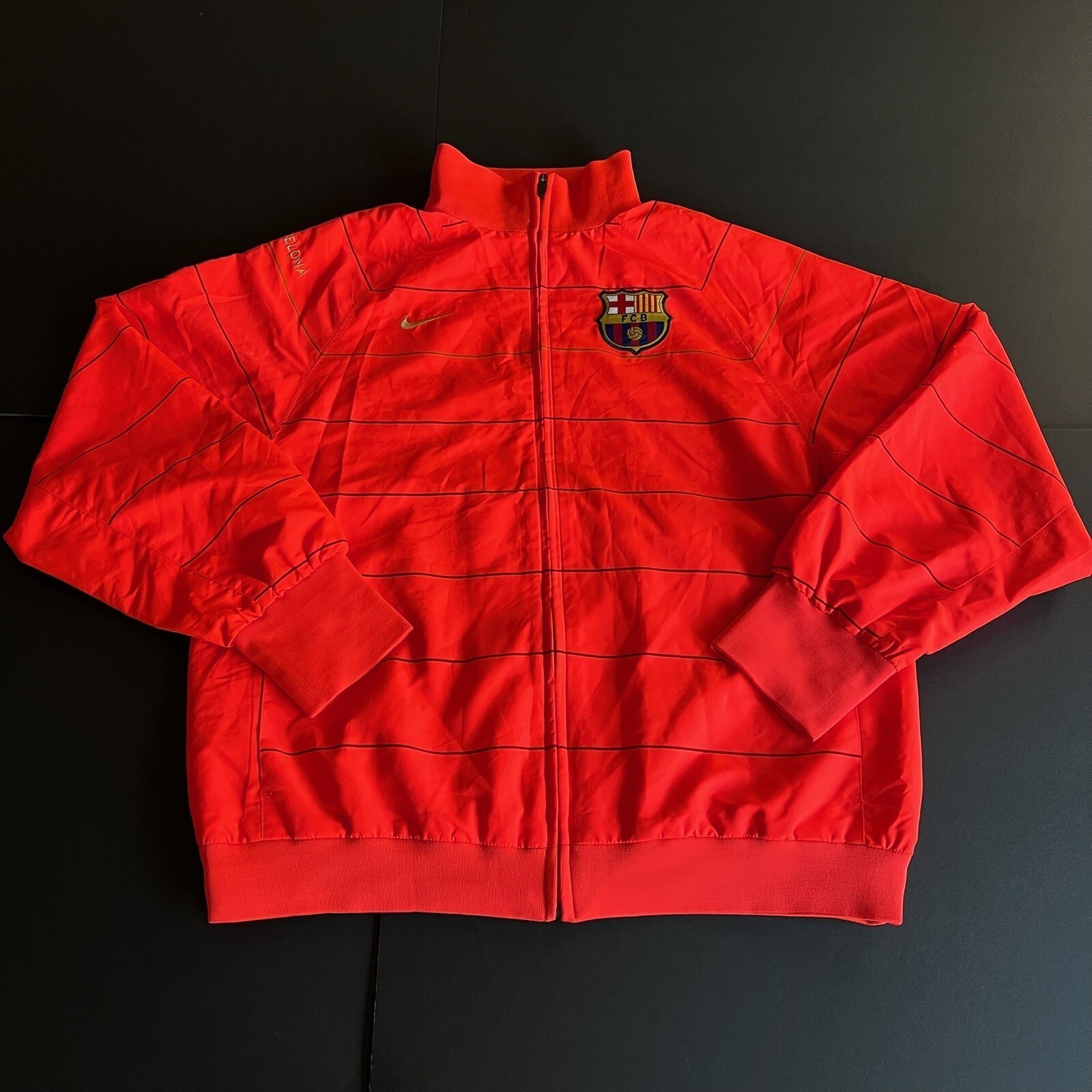 Authentic Original Nike Barcelona 2009/2010 Track Jacket Mens Large (889) Authentic Original Nike Barcelona 2009/2010 Track Jacket Mens Large (889)