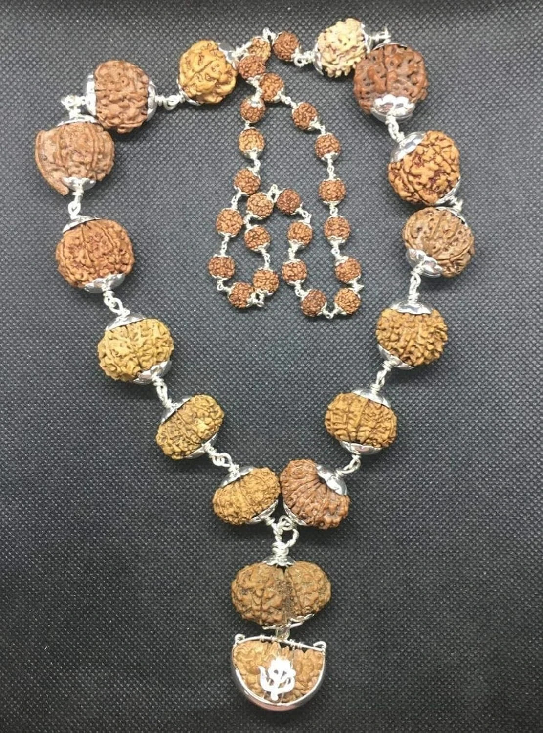 Original Nepali Siddha Mala 1-14 Mukhi Rudraksha Lab Certified
