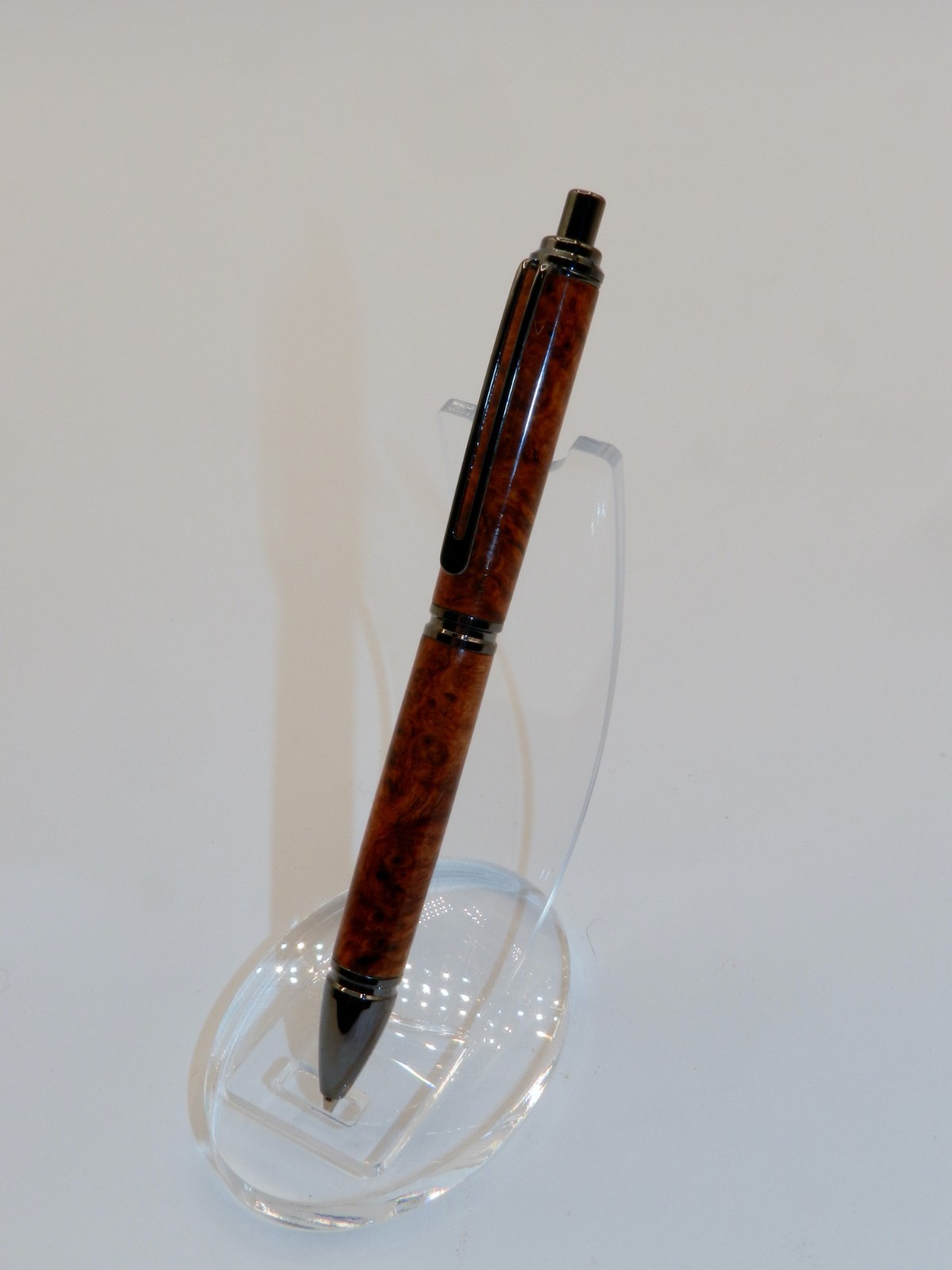 Handmade Slimline Pro EDC Pen made with Amboyna Burl. Makes a great gift. #18