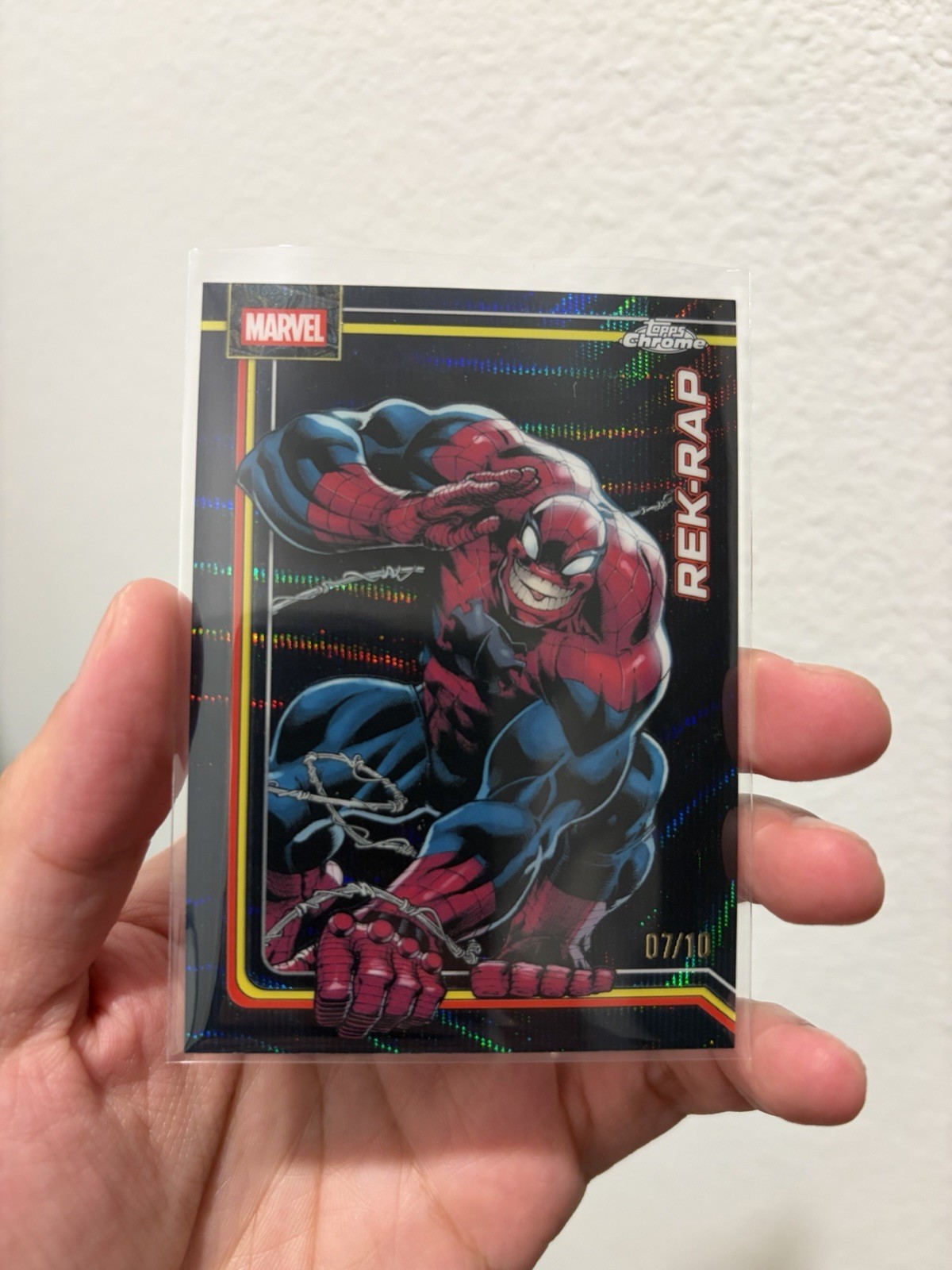 2026 Topps Chrome Marvel Black /10 Rek-Rap #095