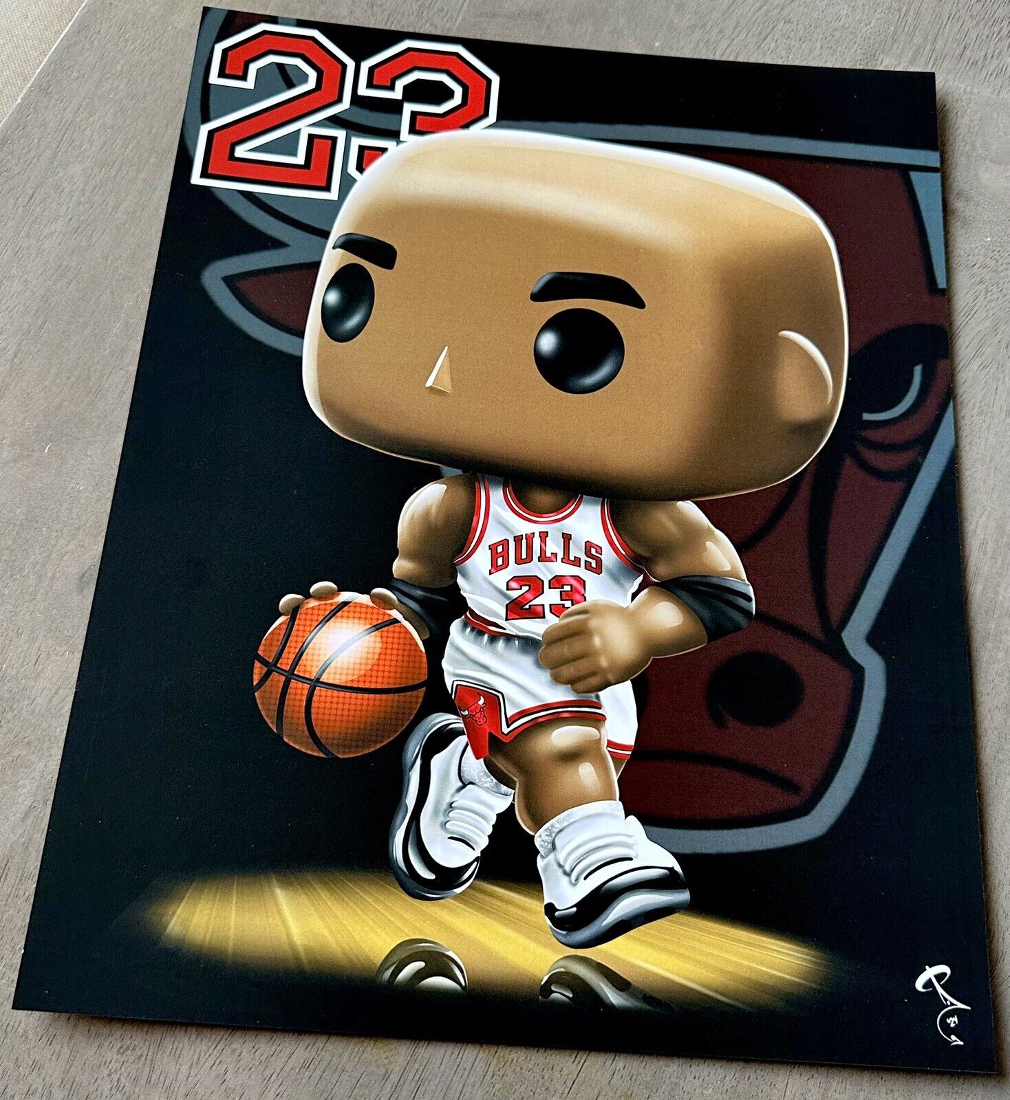 23 Michael Jordan Chicago Bulls 18x24 funko Style POSTER