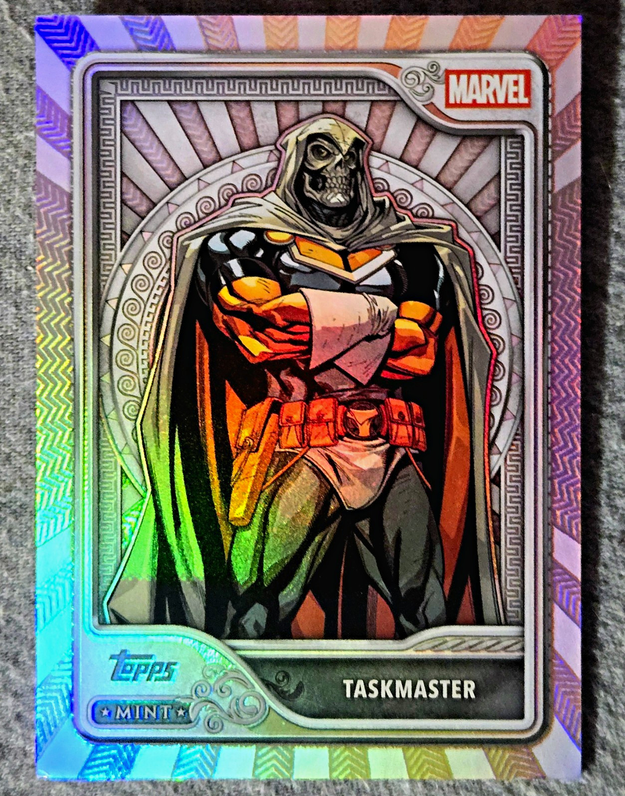 Topps 2026 Mint Marvel Taskmaster #62 Silver Base Card Topps 2026 Mint Marvel Taskmaster #62 Silver Base Card