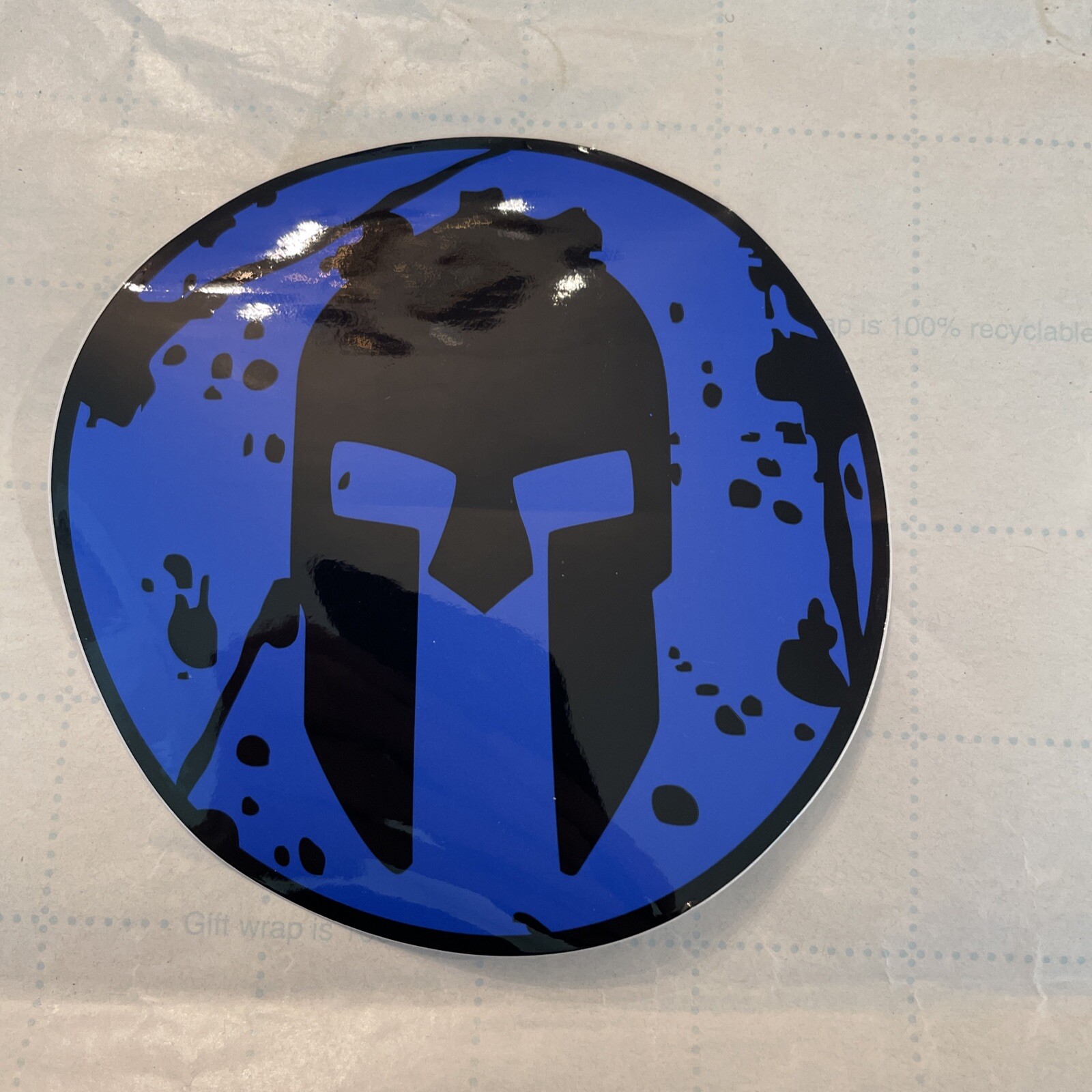 NEW Spartan 4” (Super) Blue - Decal Sticker NEW Spartan 4” (Super) Blue - Decal Sticker