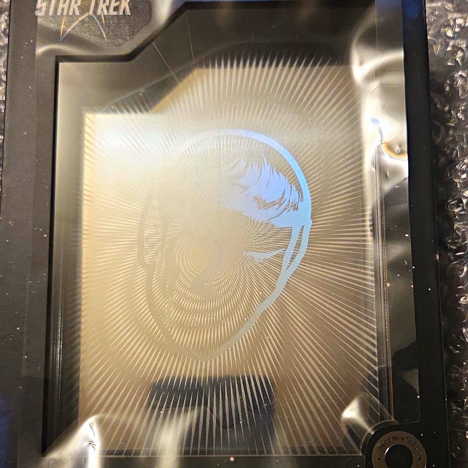 Agoro Star Trek Spock Collectible Plaque Limited Edition 0468/2000 Agoro Star Trek Spock Collectible Plaque Limited Edition 0468/2000