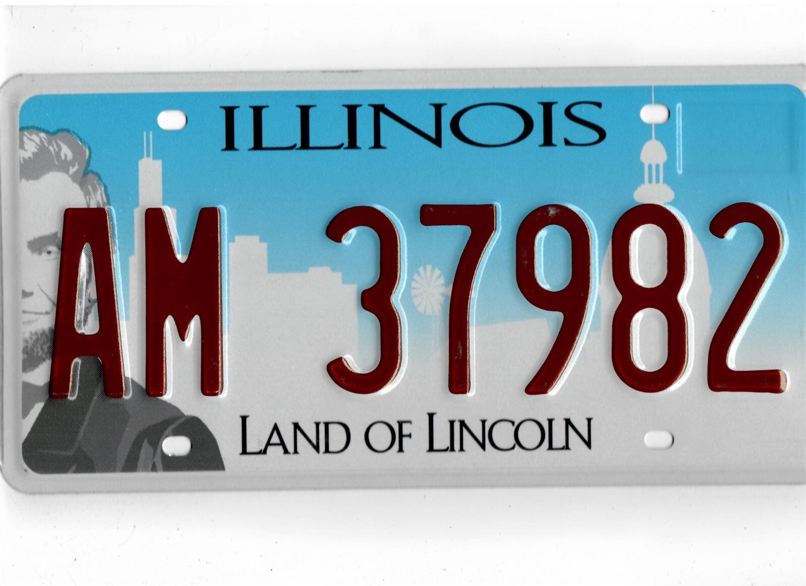 EXPIRED ILLINOIS LICENSE PLATE LAND OF LINCOLN RANDOM LETTERS/NUMBERS NICE EXPIRED ILLINOIS LICENSE PLATE LAND OF LINCOLN RANDOM LETTERS/NUMBERS NICE