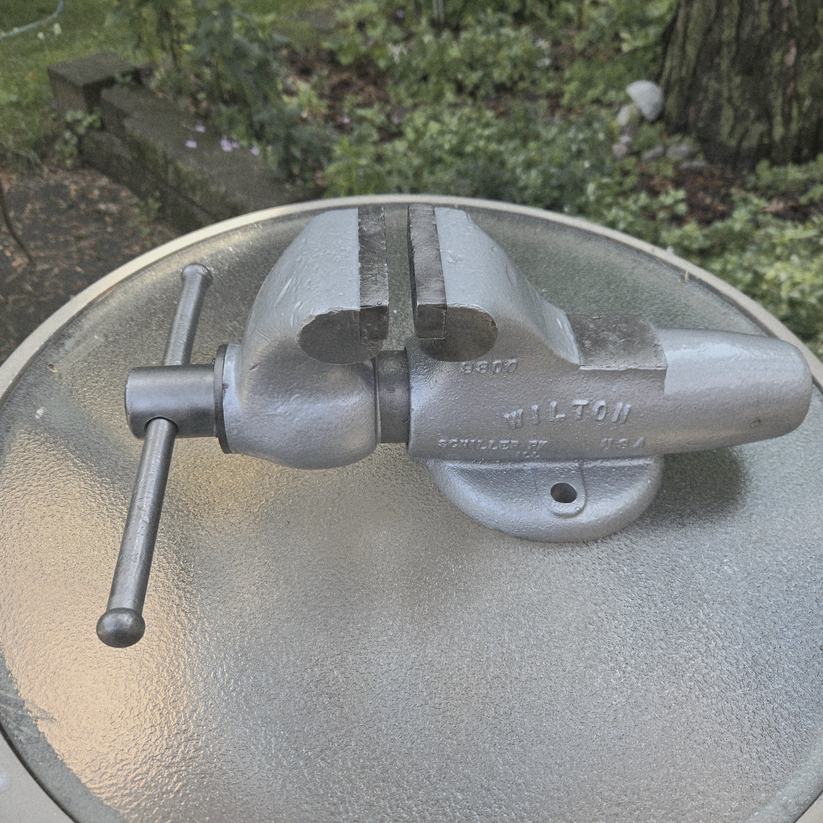 Vintage 1962 Wilton 9300/8300N Bullet Vise 3” Jaws fully refubished new end cap.