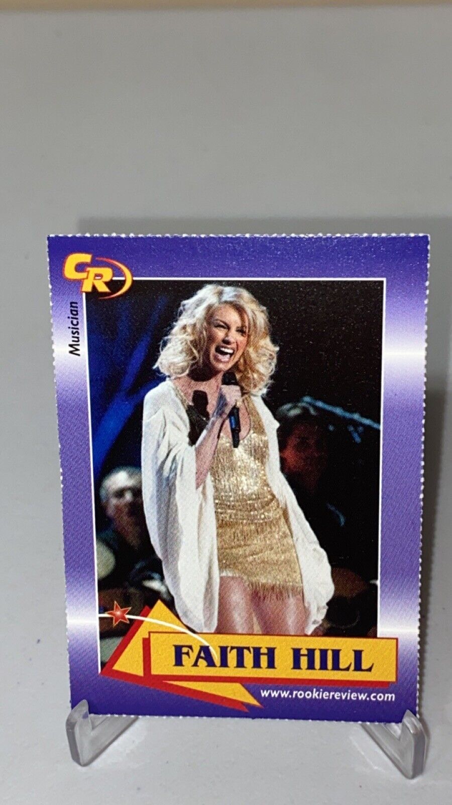2003 Celebrity Review Rookie Review Faith Hill Country Musician Card #4
