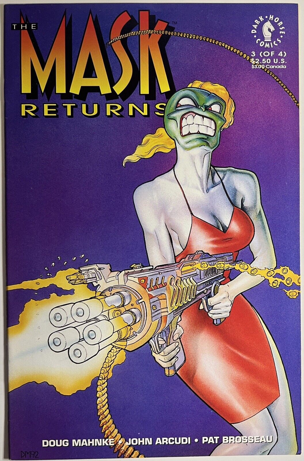 The Mask Returns #3 NM- 1st Female Mask Dark Horse 1993