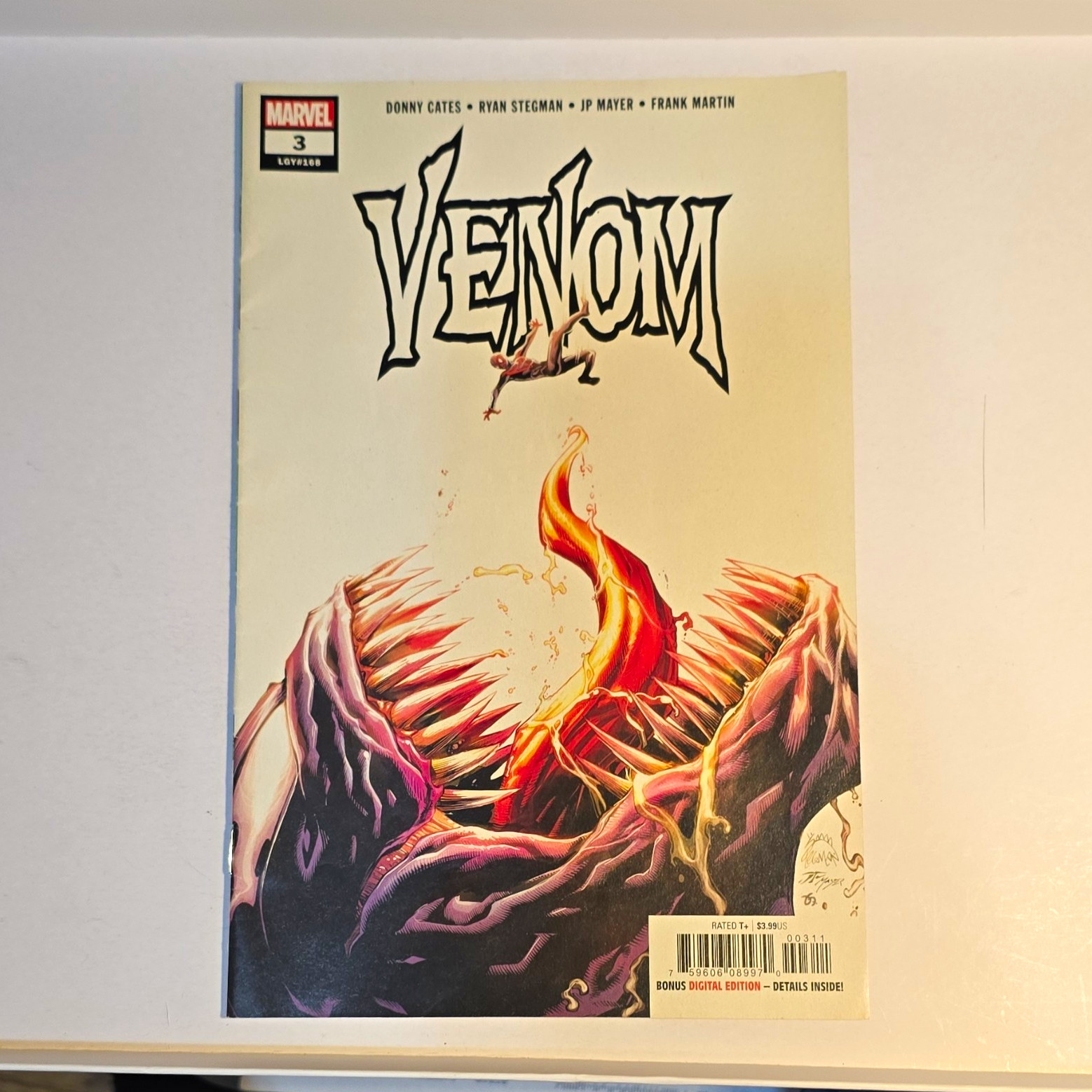 Venom #3 (Marvel Comics 2018) Donny Cates Ryan Stegman First Printing Venom #3 (Marvel Comics 2018) Donny Cates Ryan Stegman First Printing