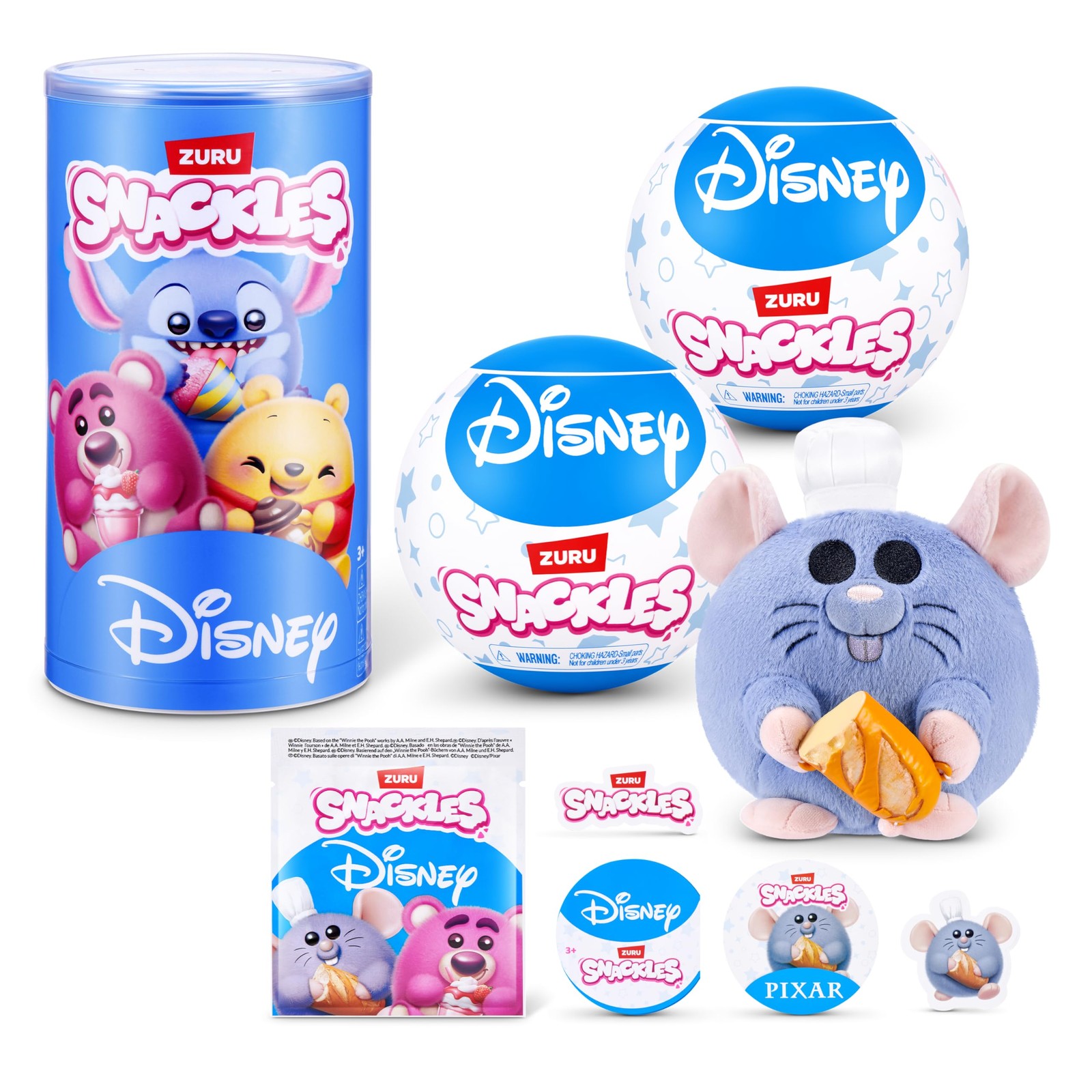 Snackles Disney 5-Inch Plush Toy 2 Pack By Mini Stuffed Animal Snack Accessory Snackles Disney 5-Inch Plush Toy 2 Pack By Mini Stuffed Animal Snack Accessory