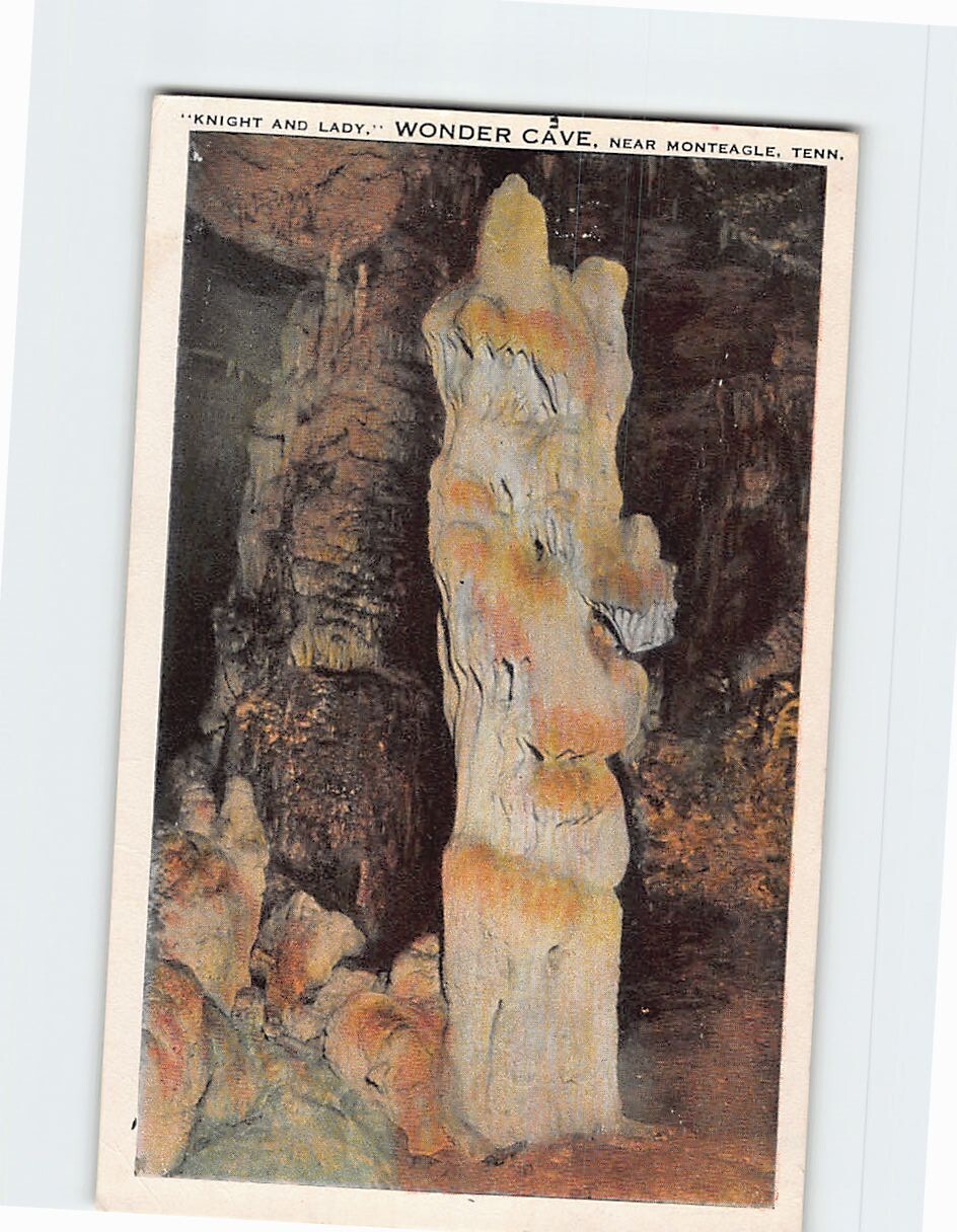 Postcard Knight & Lady Wonder Cave near Monteagle Tennessee USA Postcard Knight & Lady Wonder Cave near Monteagle Tennessee USA