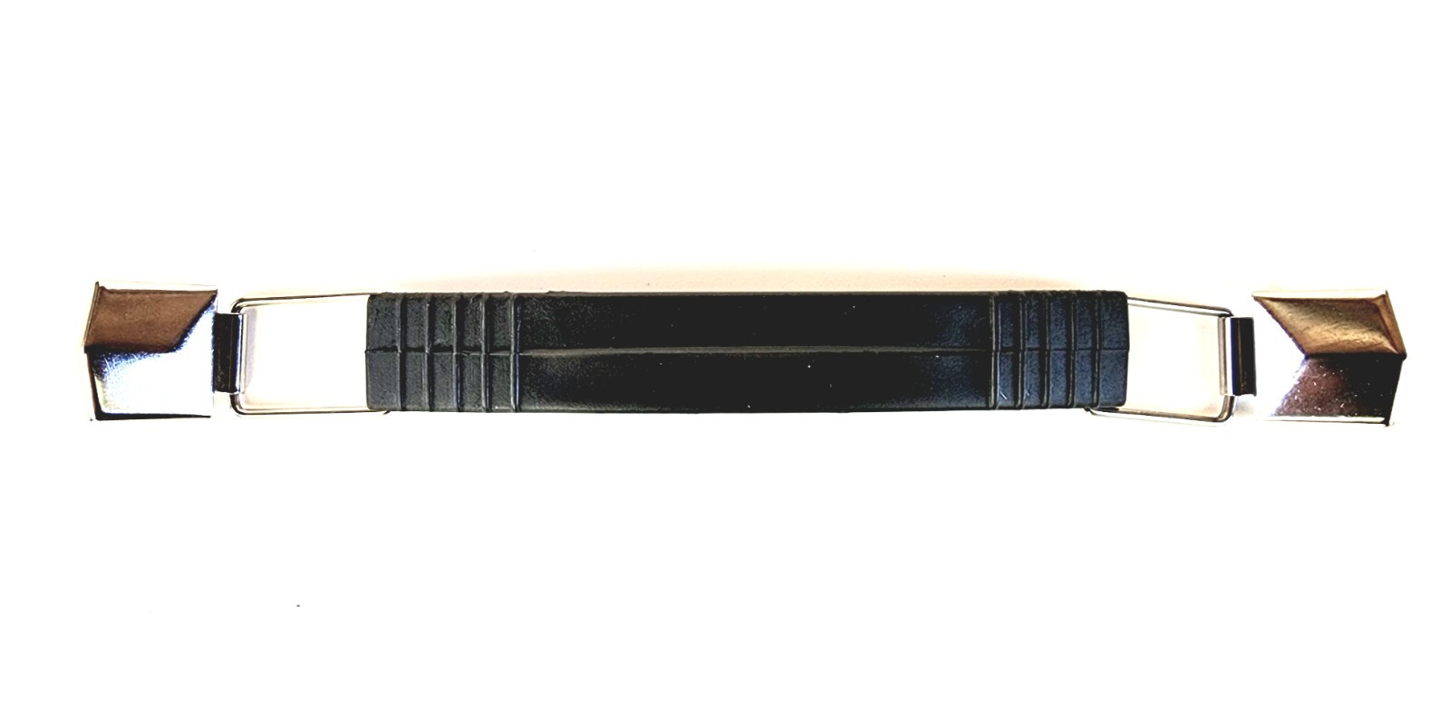NEW REPLACEMENT LUNCH BOX BLACK PLASTIC RIBBED HANDLE VTG METAL LUNCHBOX PARTS NEW REPLACEMENT LUNCH BOX BLACK PLASTIC RIBBED HANDLE VTG METAL LUNCHBOX PARTS