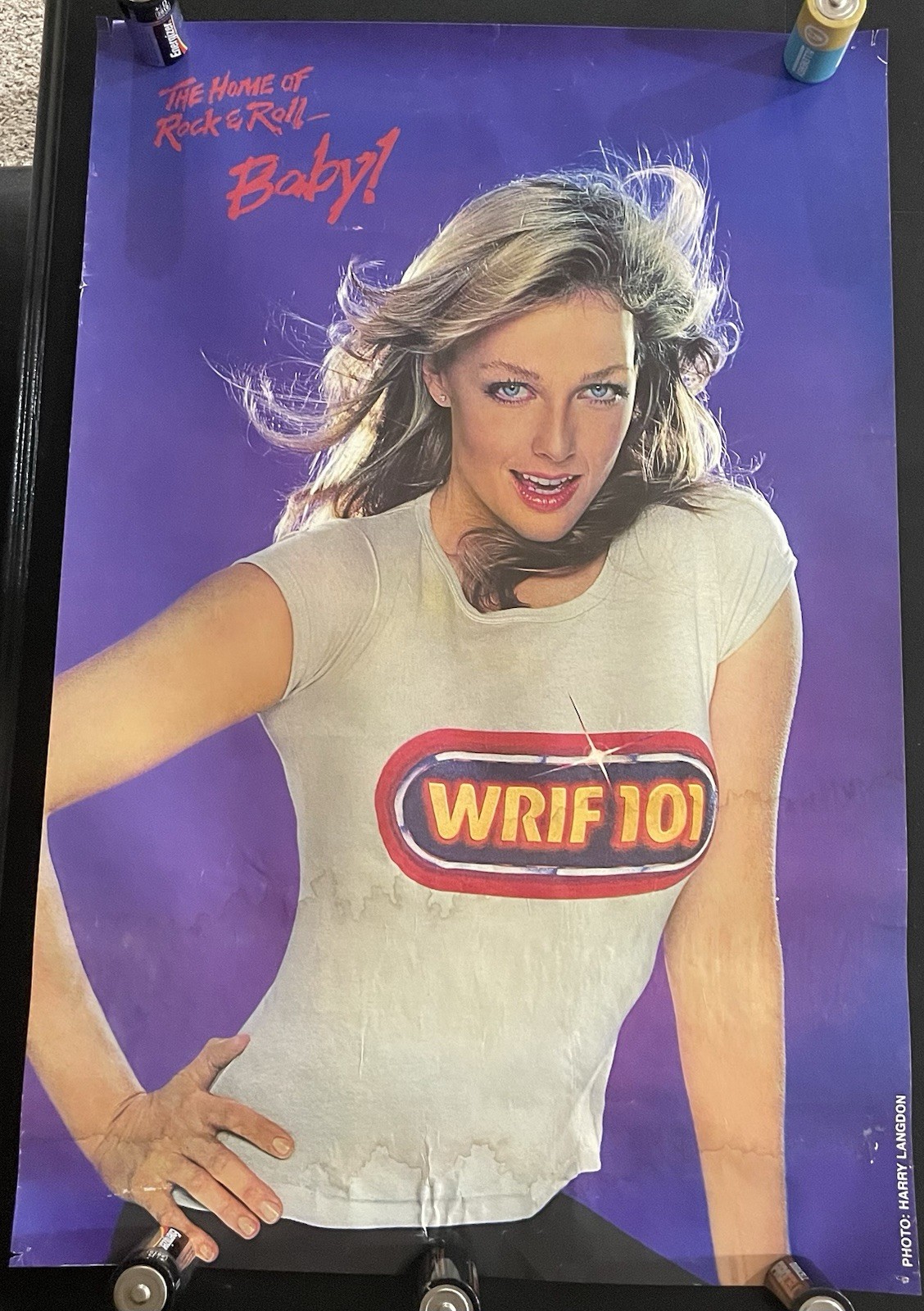 Vintage WRIF 101.1 - Detroit Radio Station- Kelly Harmon Poster 28x18 Vintage WRIF 101.1 - Detroit Radio Station- Kelly Harmon Poster 28x18