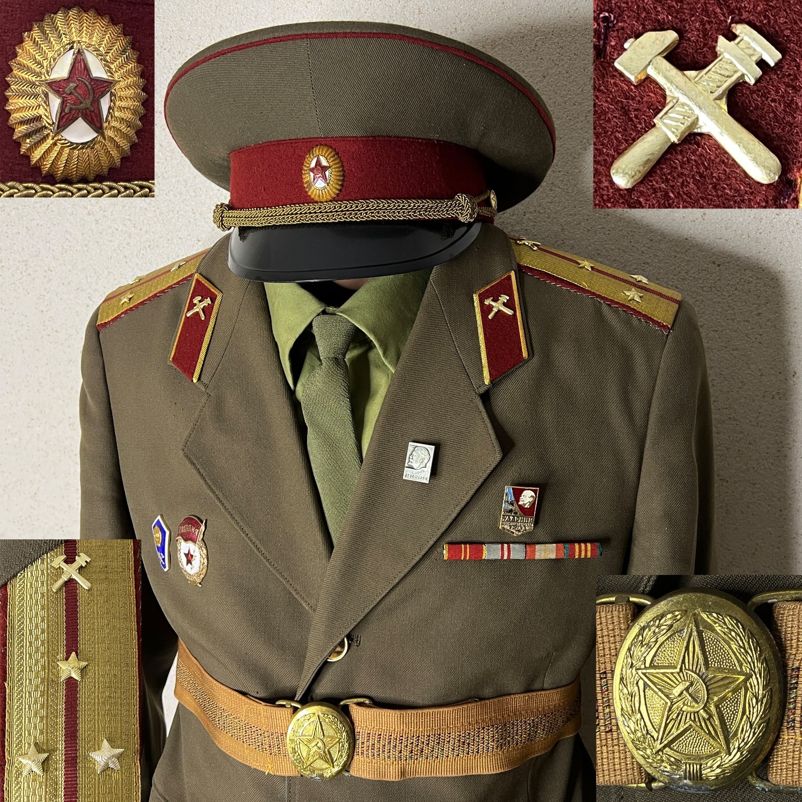 BB MVD USSR Soviet Fireman Internal Troops / Military Police Vintage Uniform. BB MVD USSR Soviet Fireman Internal Troops / Military Police Vintage Uniform.