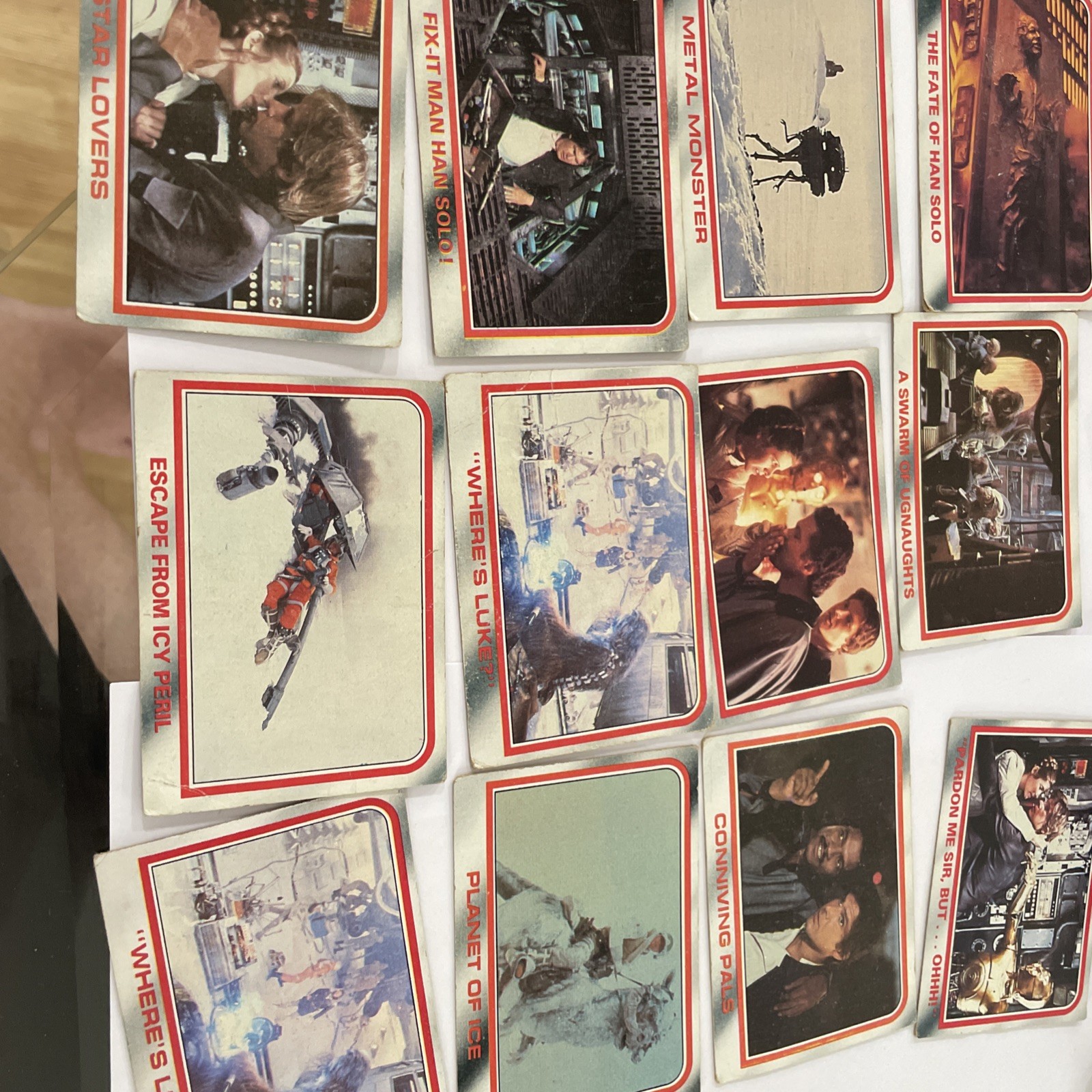 12 Vintage 1980 Star Wars Cards 12 Vintage 1980 Star Wars Cards