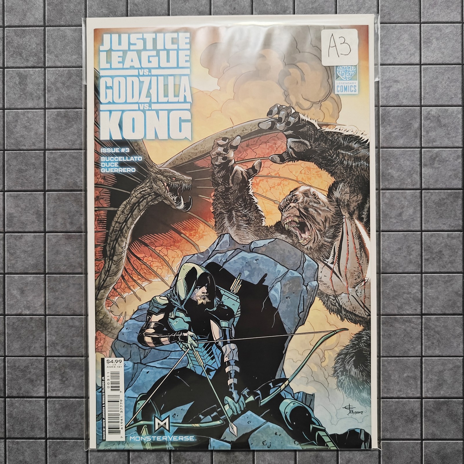 Justice League vs. Godzilla vs Kong #3 (1st Print, Cover A) - (2024) - UNREAD NM Justice League vs. Godzilla vs Kong #3 (1st Print, Cover A) - (2024) - UNREAD NM