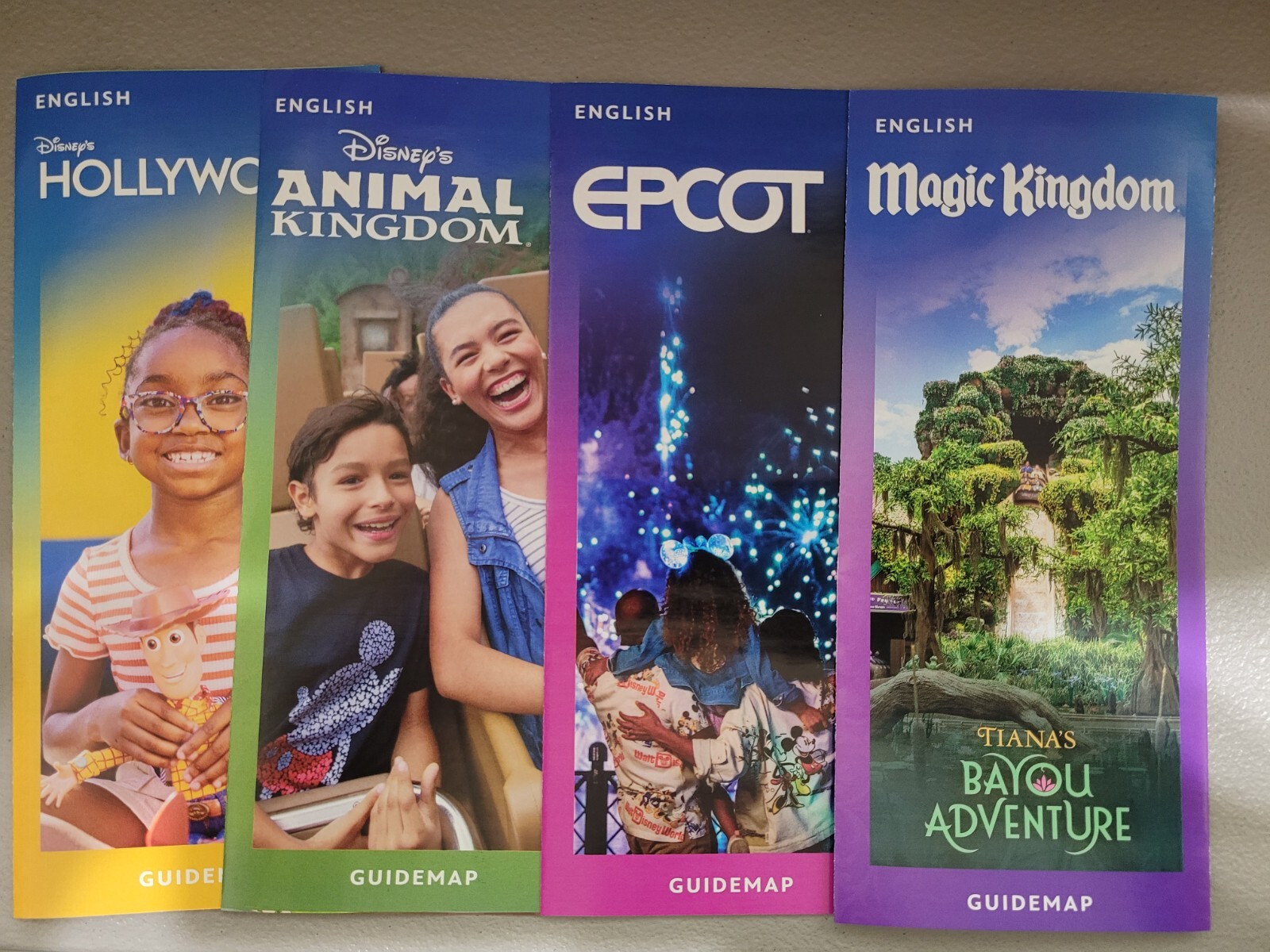 early 2024 Walt Disney World Theme Park Guide Maps 4 map brochure set new early 2024 Walt Disney World Theme Park Guide Maps 4 map brochure set new