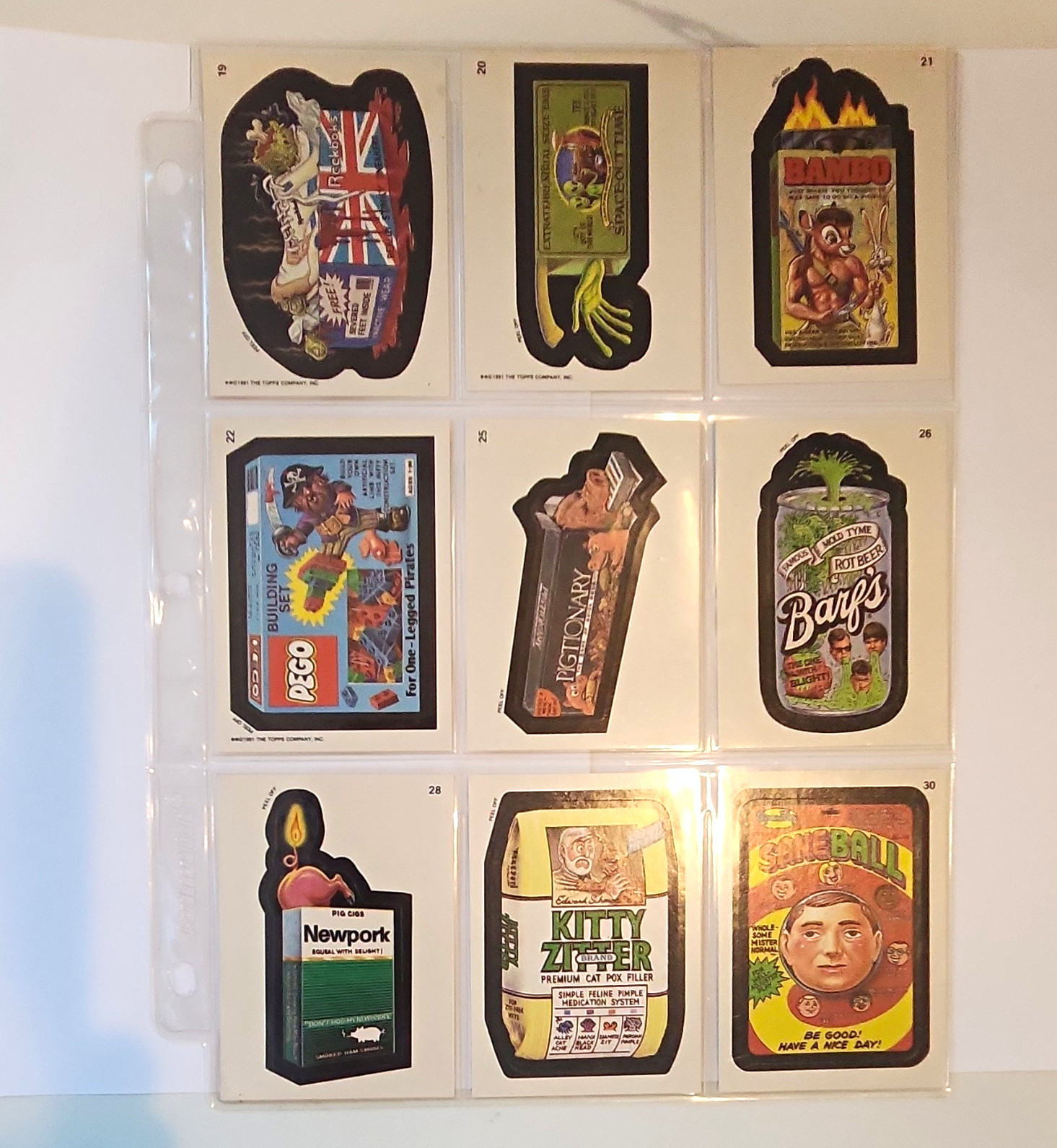 Topps 1975 Wacky Packages Sticker Trading Card Lot 9 - Dr. Seuss Bambi Topps 1975 Wacky Packages Sticker Trading Card Lot 9 - Dr. Seuss Bambi