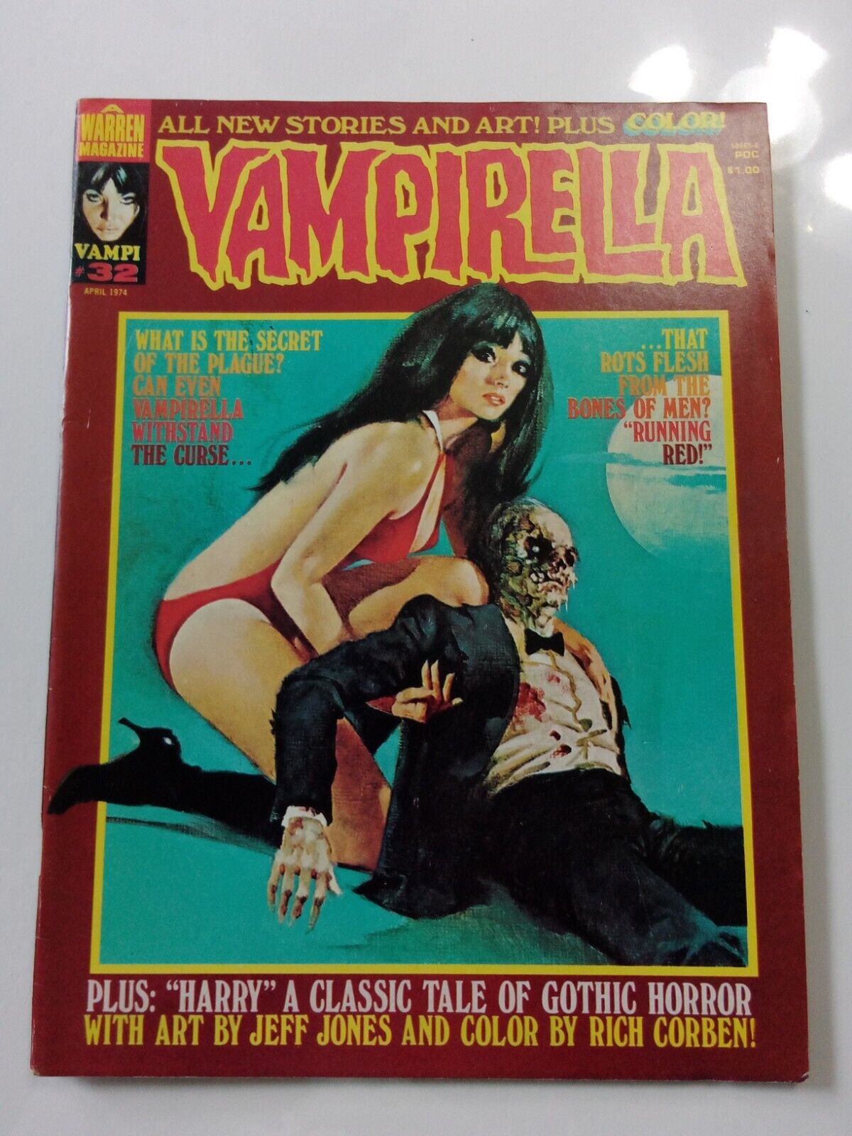Vampirella #32  (1974) Warren Comics Horror Magazine 