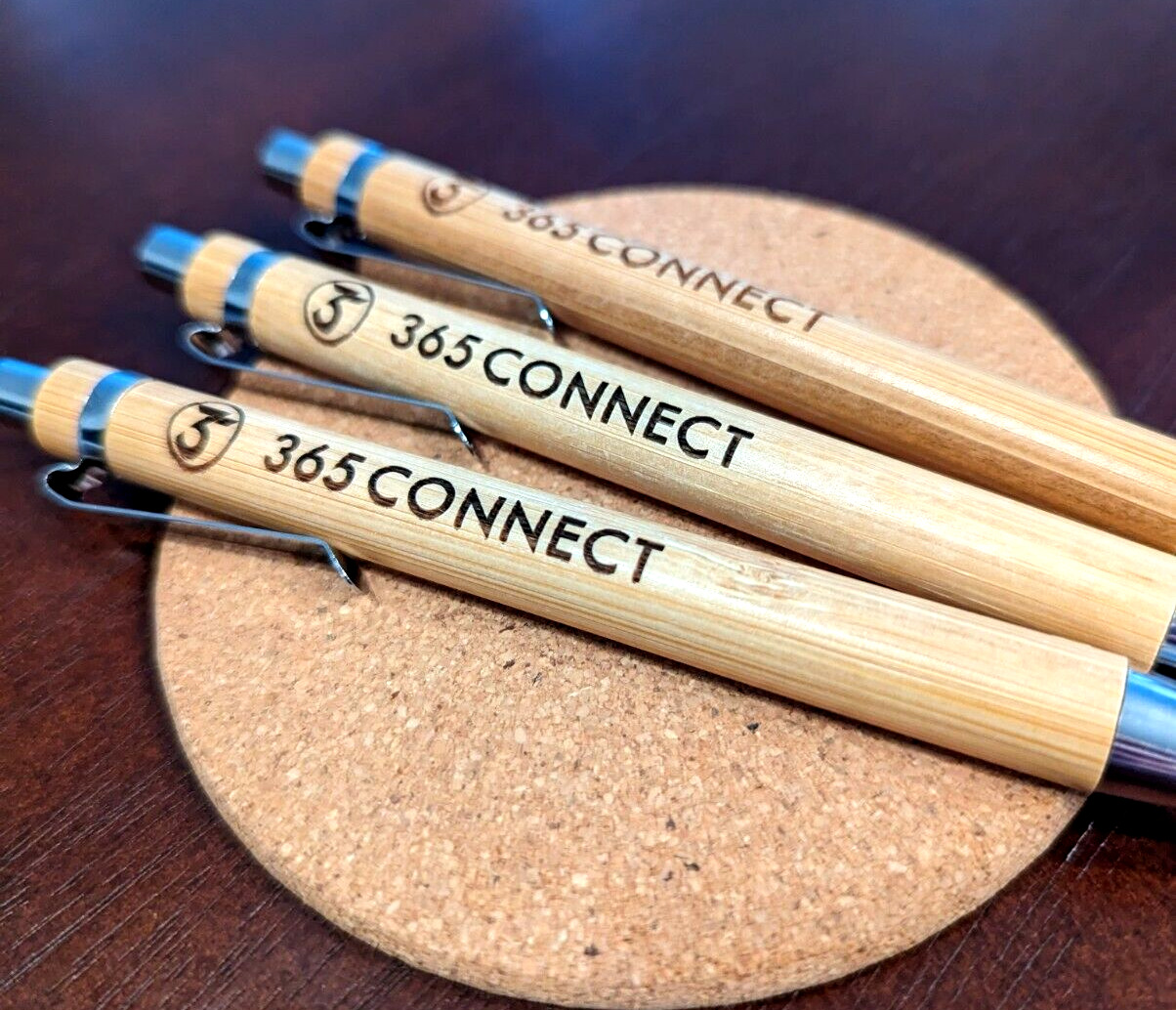 Custom Engraved Wood Bamboo Pen Personalized Pen Business School Teacher Gift