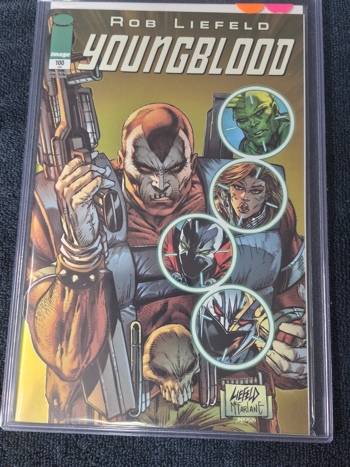 Youngblood 100 SDCC 2026 Gold Liefeld McFarlane NM $10 FLAT COMBINED SHIPPING