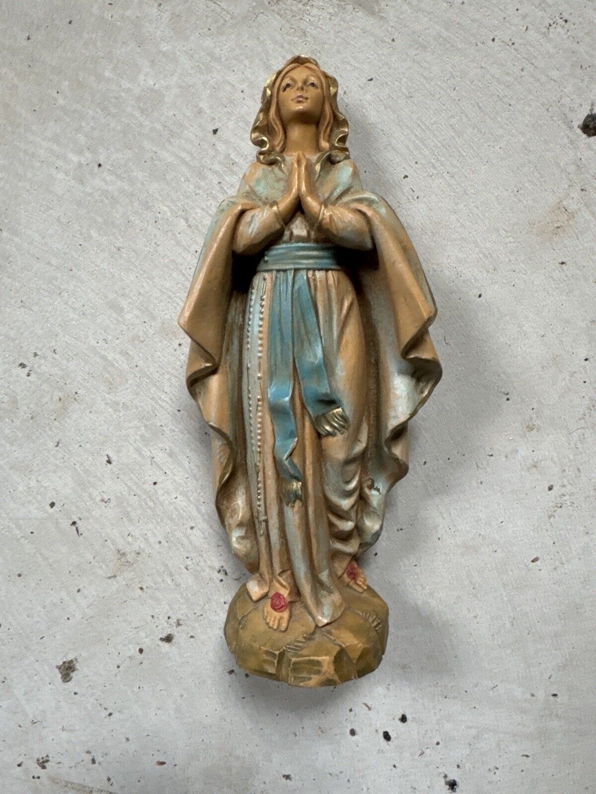 Madonna praying figurine Simonetti 1985