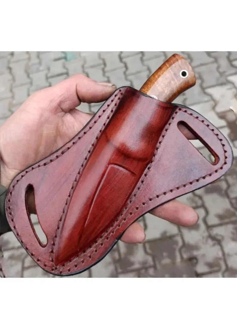 HANDMADE BELT SHEATH HOLSTER Genuine Leather Cover Case for FIXED BLADE KNIFE HANDMADE BELT SHEATH HOLSTER Genuine Leather Cover Case for FIXED BLADE KNIFE