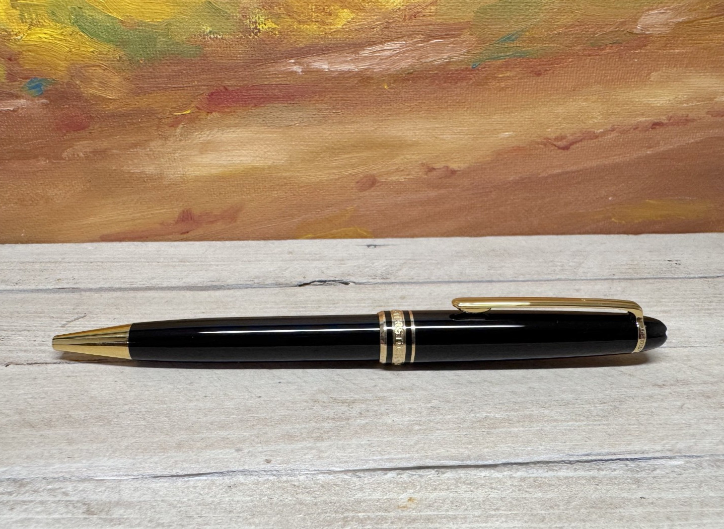 MONTBLANC Meisterstuck Gold Plated Trim Classique 164 Ballpoint Pen, NEAR MINT MONTBLANC Meisterstuck Gold Plated Trim Classique 164 Ballpoint Pen, NEAR MINT