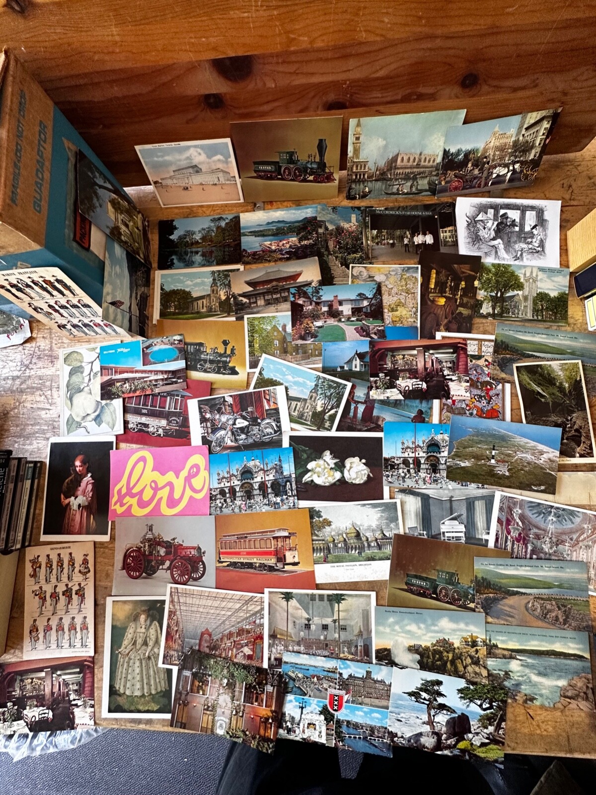 Vintage Lot of Mixed Topographical Post Cards From Around The World 50 cards per Vintage Lot of Mixed Topographical Post Cards From Around The World 50 cards per