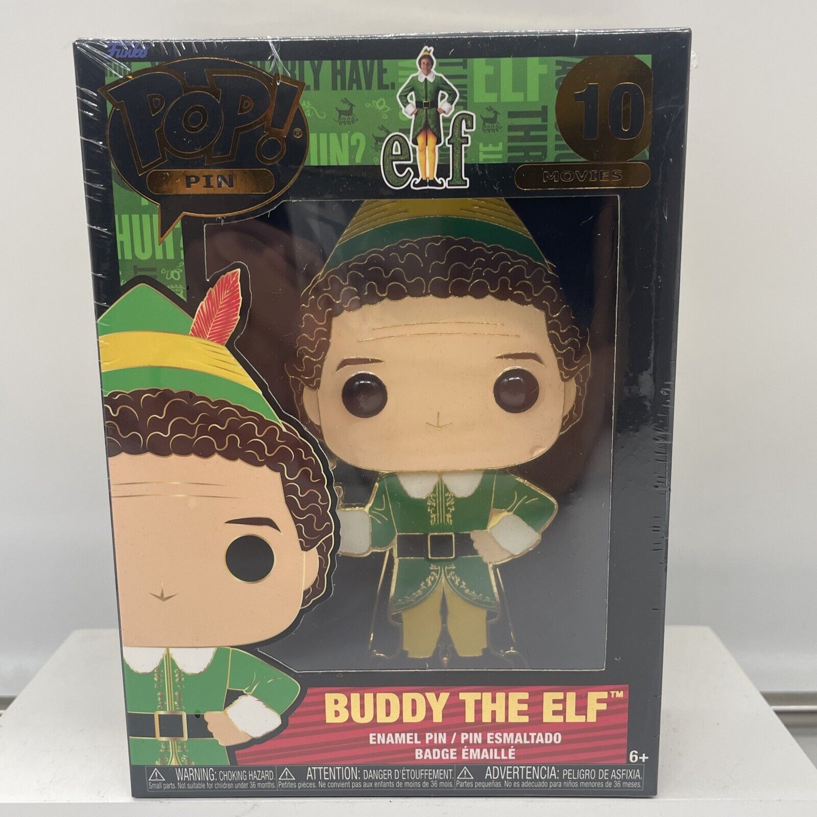 Pop Funko Pop Buddy The Elf Enamel Pin New & Sealed - 