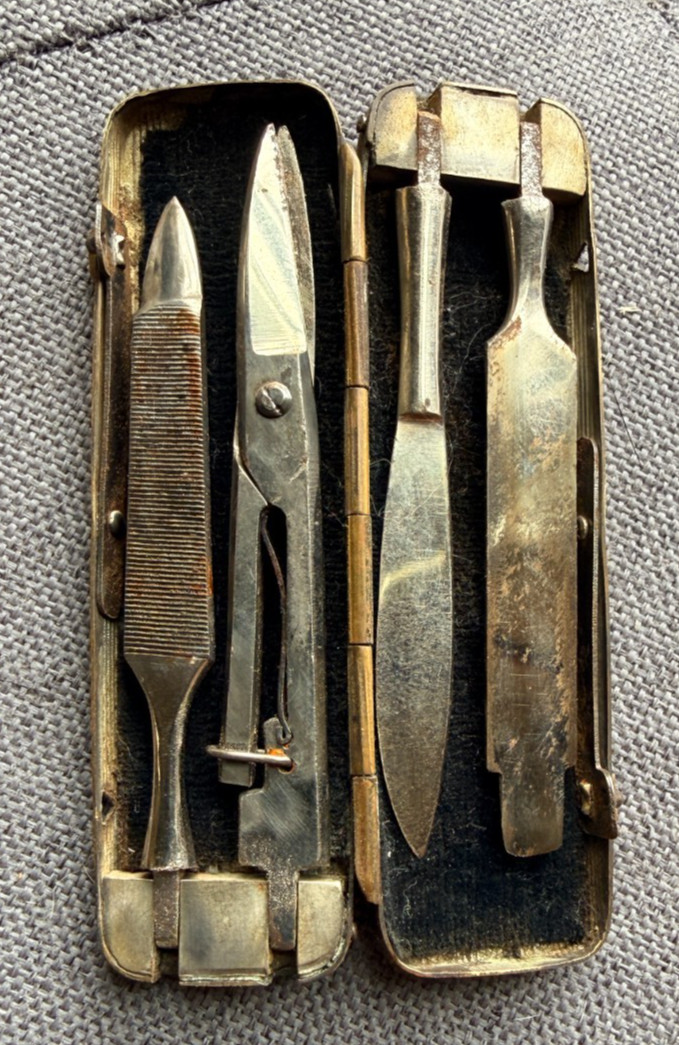 Pre-WW1 Multi-tool Knife Set Travel Pocket Set Pre-WW1 Multi-tool Knife Set Travel Pocket Set