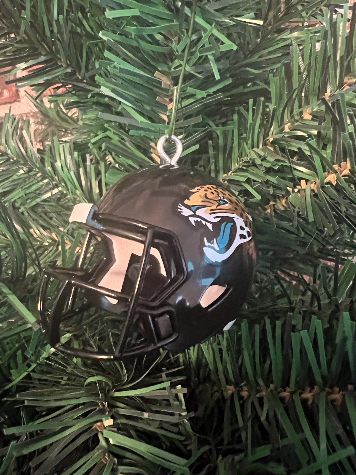 Jacksonville Jaguars NFL Helmet Christmas Ornament Purchase supports education Jacksonville Jaguars NFL Helmet Christmas Ornament Purchase supports education