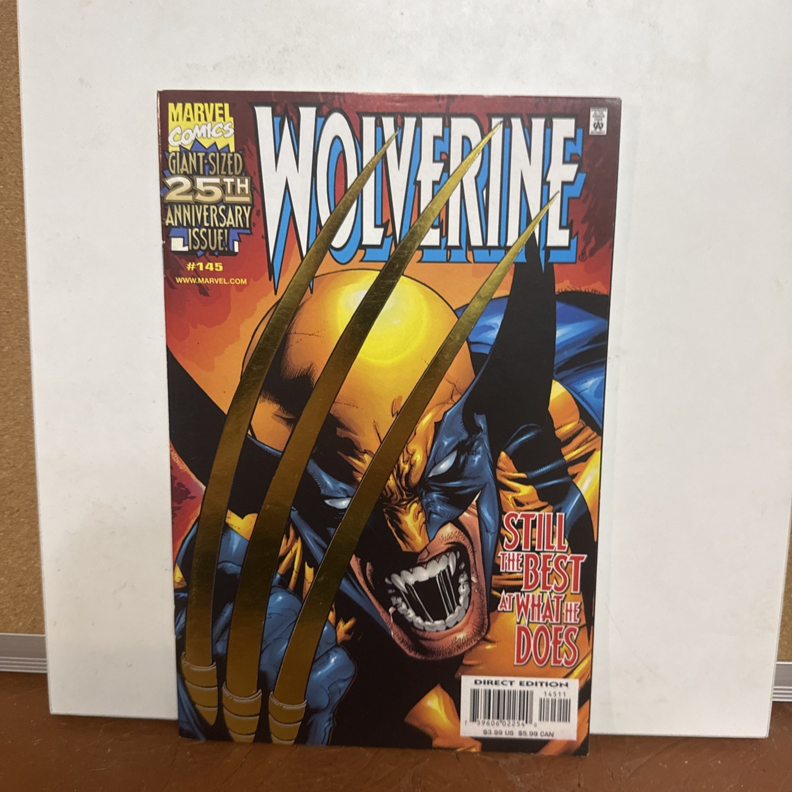 Wolverine #145 Direct Edition-Second Printing-Gold Foil Enhanced Cover... Wolverine #145 Direct Edition-Second Printing-Gold Foil Enhanced Cover...