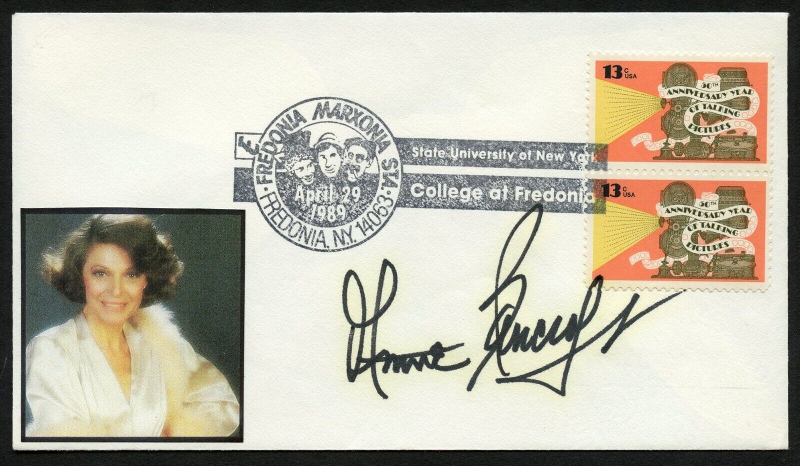 Anne Bancroft d2005 signed autograph auto Actress Two for the Seesaw FDC