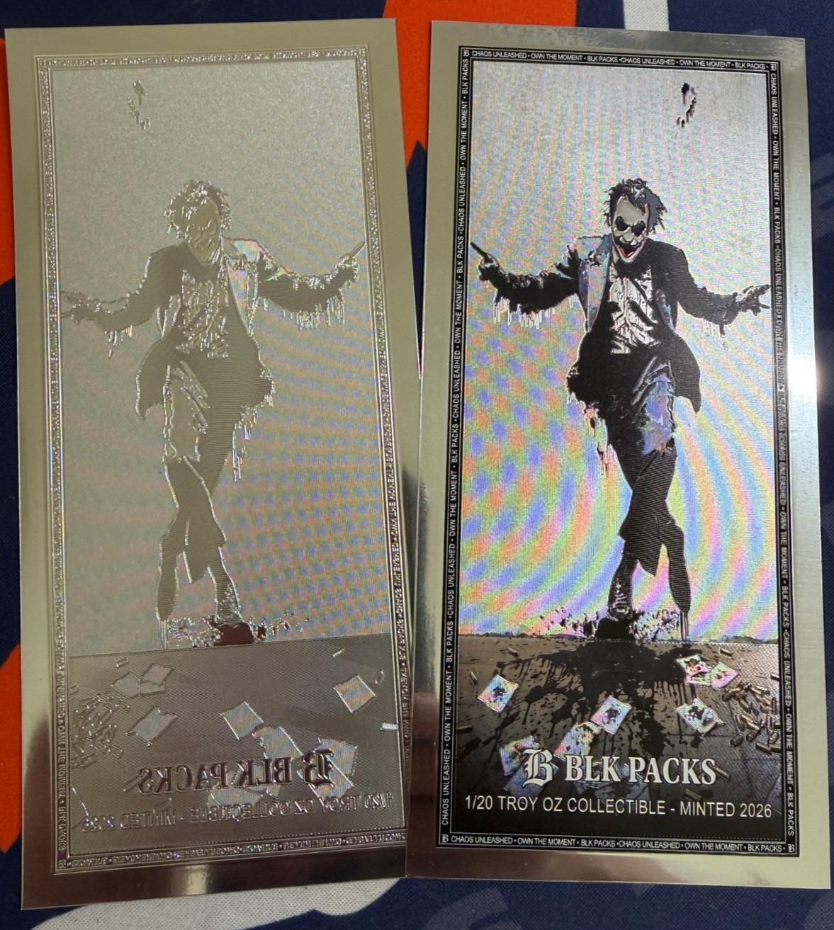 1 X SilverBack .999 Foil UNC Note, 1/20 Troy Oz. BLKPACKS, Own The Moment