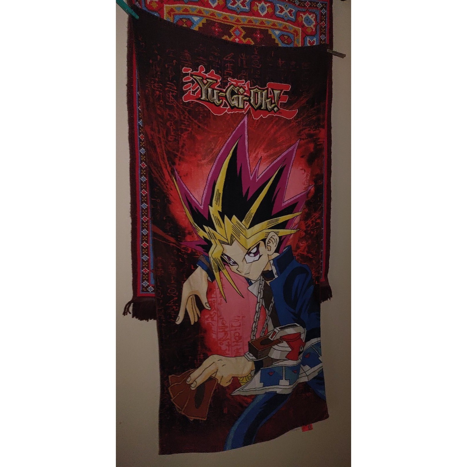 Yu-Gi-Oh vintage 1996 Yugi Beach Towel yugioh Yu-Gi-Oh vintage 1996 Yugi Beach Towel yugioh