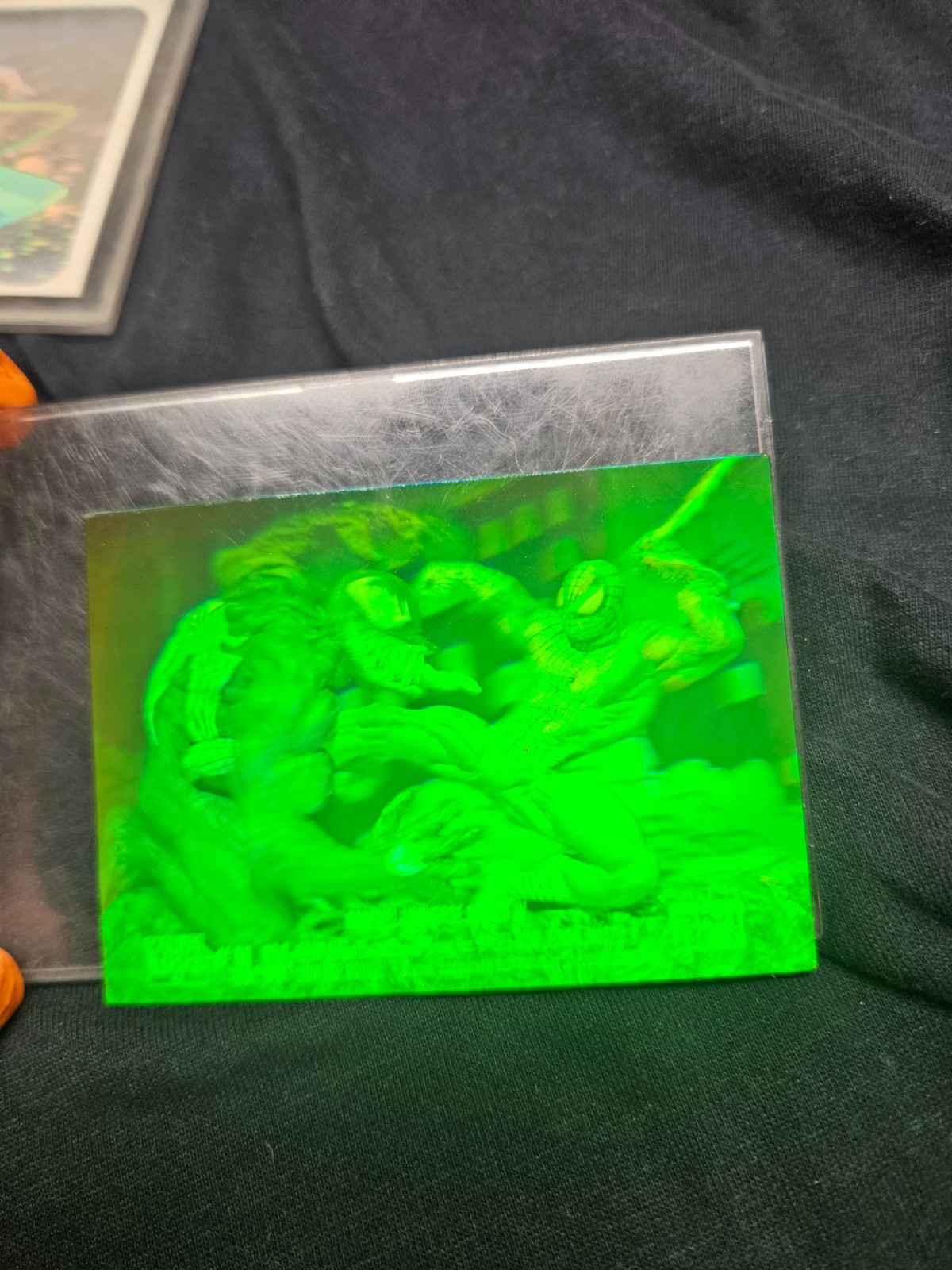 1993 Skybox Marvel Universe IV SPIDER-MAN vs VENOM Hologram Card #H-IV 🔥🔥 1993 Skybox Marvel Universe IV SPIDER-MAN vs VENOM Hologram Card #H-IV 🔥🔥