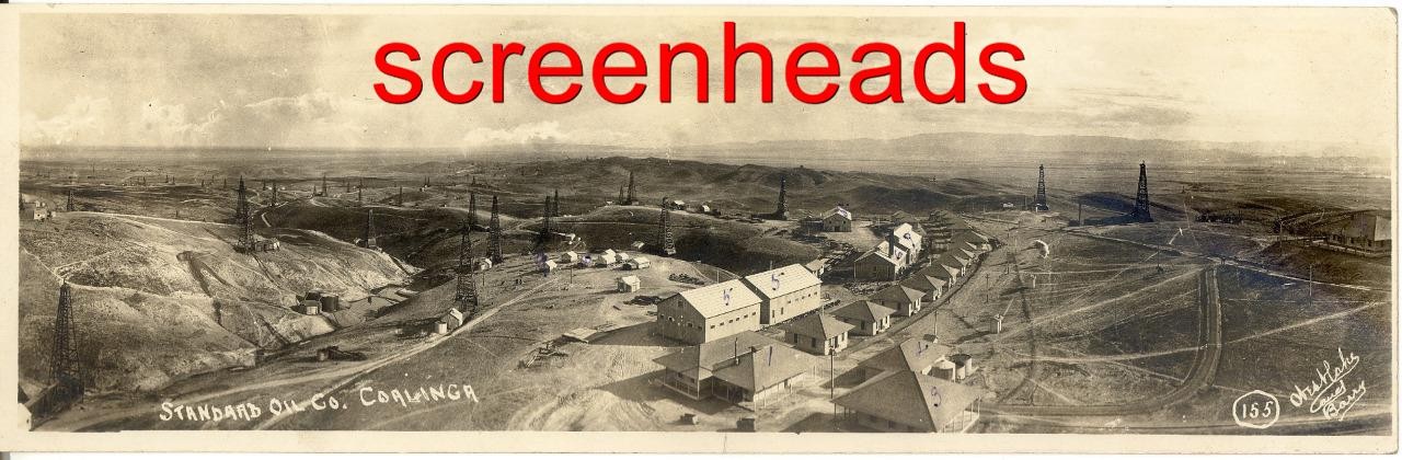 C1915 RARE RPPC PANORAMA PHOTO STANDARD OIL CO. VG COALINGA CALIFORNIA C1915 RARE RPPC PANORAMA PHOTO STANDARD OIL CO. VG COALINGA CALIFORNIA