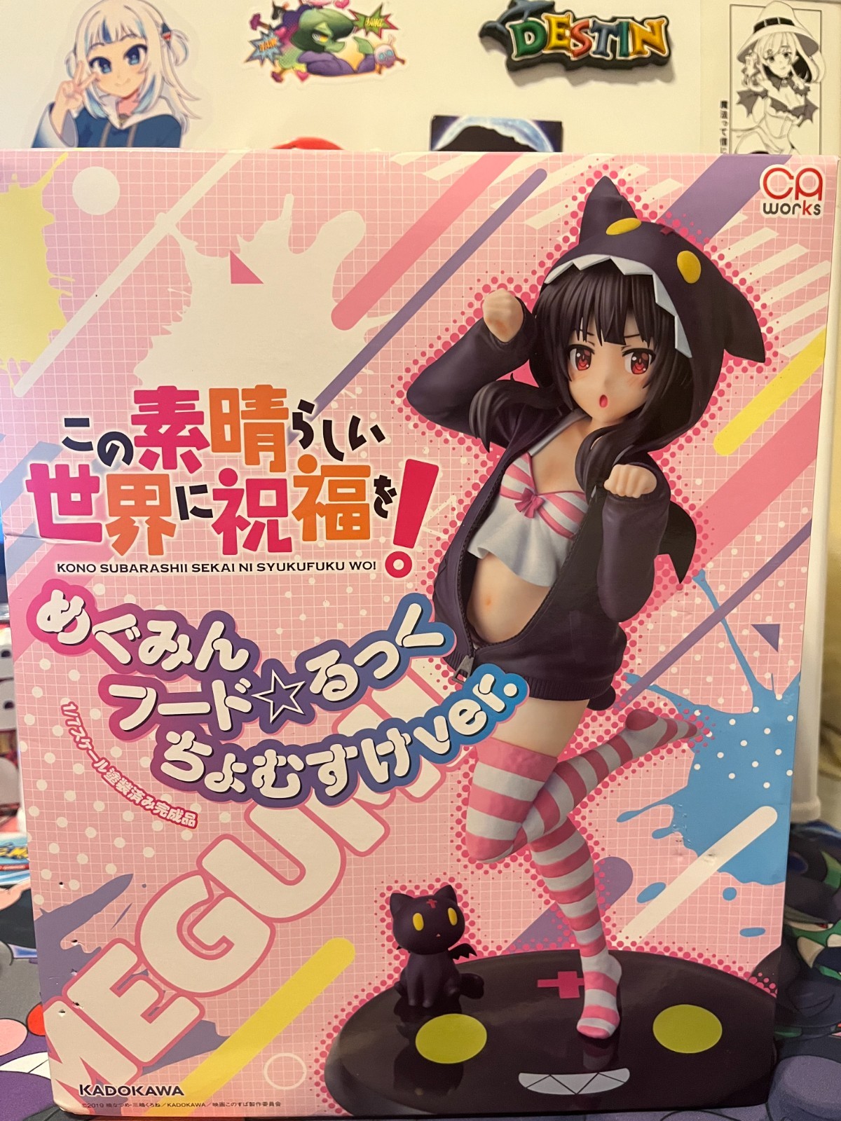 Konosuba Megumin Hoodie Look Chomusuke Ver 1/7 Scale Figure CA Works Japan NEW Konosuba Megumin Hoodie Look Chomusuke Ver 1/7 Scale Figure CA Works Japan NEW