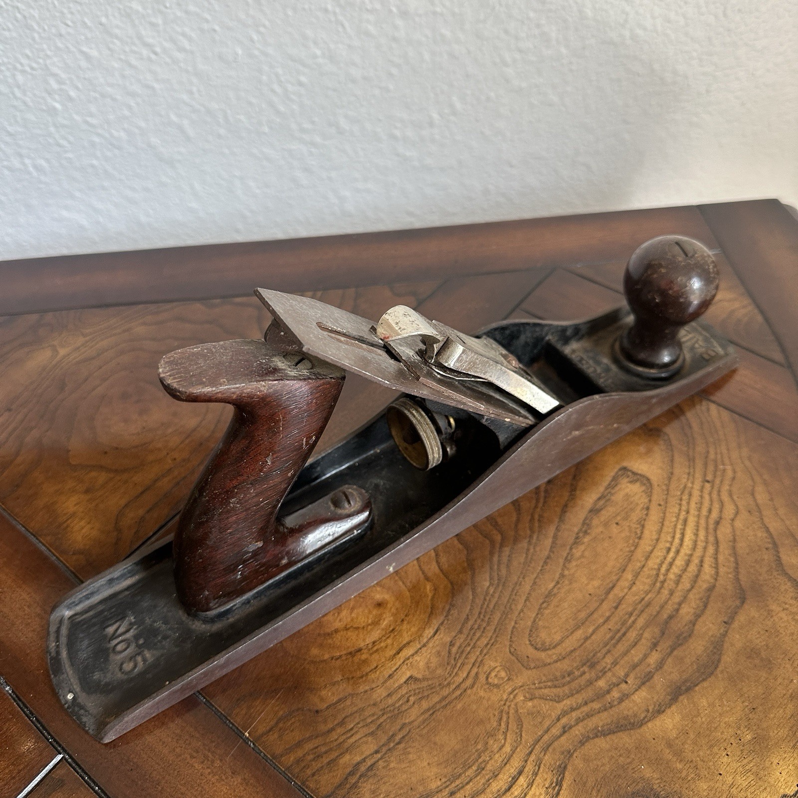 Authentic Pre-WWII Stanley Bailey No. 5C Type 16 Plane 1933-1941 Corrugated Authentic Pre-WWII Stanley Bailey No. 5C Type 16 Plane 1933-1941 Corrugated