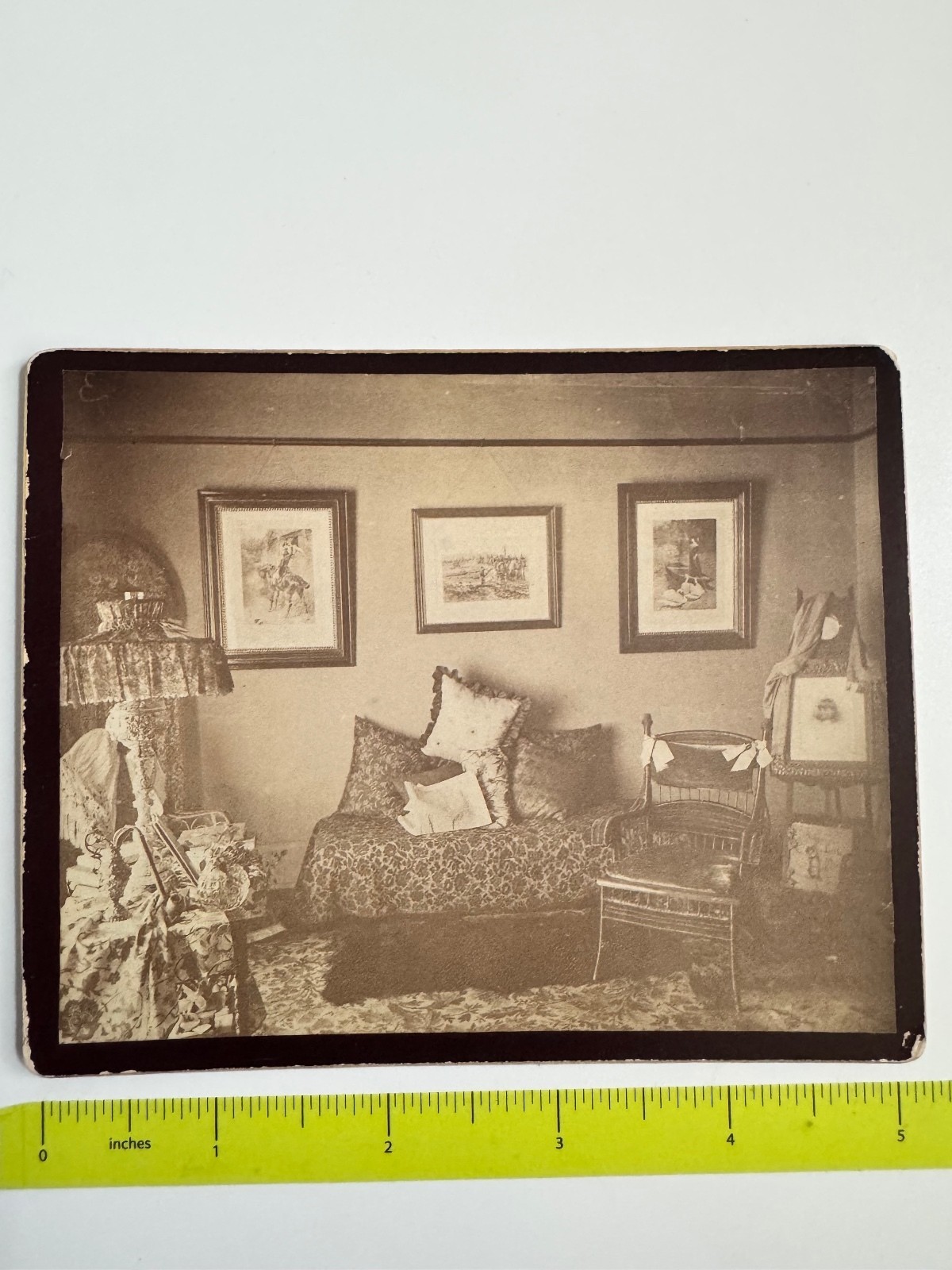 Vintage Sepia Living Room Photograph with Antique Charm - Interior Photo Vintage Sepia Living Room Photograph with Antique Charm - Interior Photo