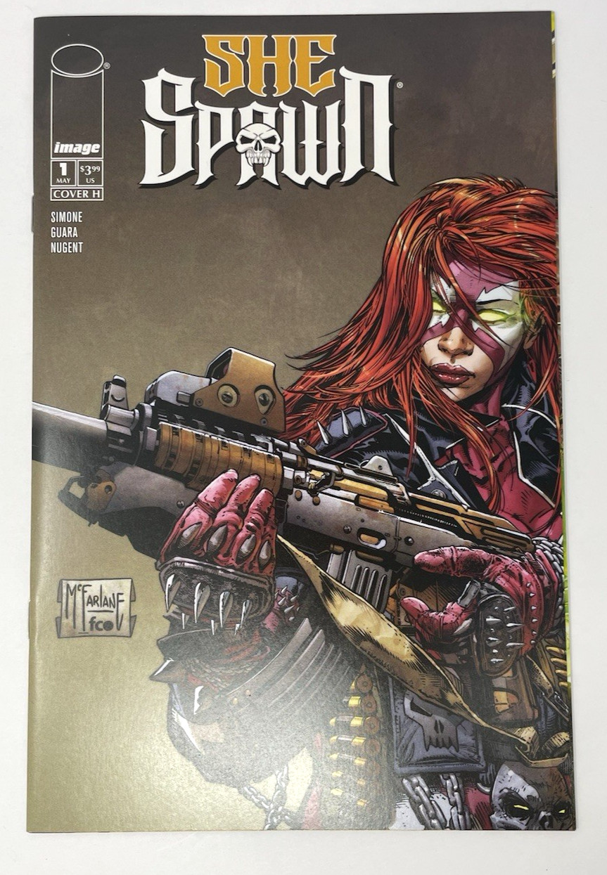She-Spawn #1 1:50 Incentive Variant Cover Todd McFarlane Image Comics 2026 She-Spawn #1 1:50 Incentive Variant Cover Todd McFarlane Image Comics 2026