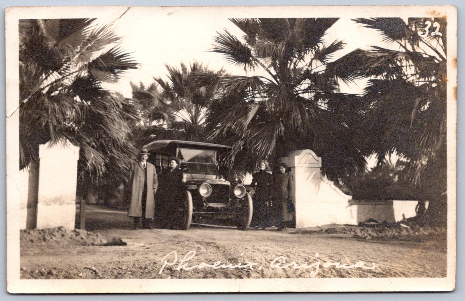 K24/ Phoenix Arizona RPPC Postcard c1910s Gate Early Automobile 21 K24/ Phoenix Arizona RPPC Postcard c1910s Gate Early Automobile 21