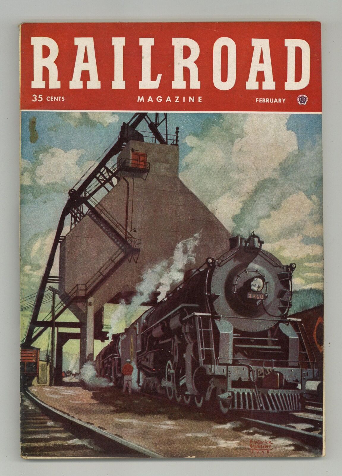 Railroad Magazine 2nd Series Feb 1949 Vol. 48 #1 GD/VG 3.0 Low Grade