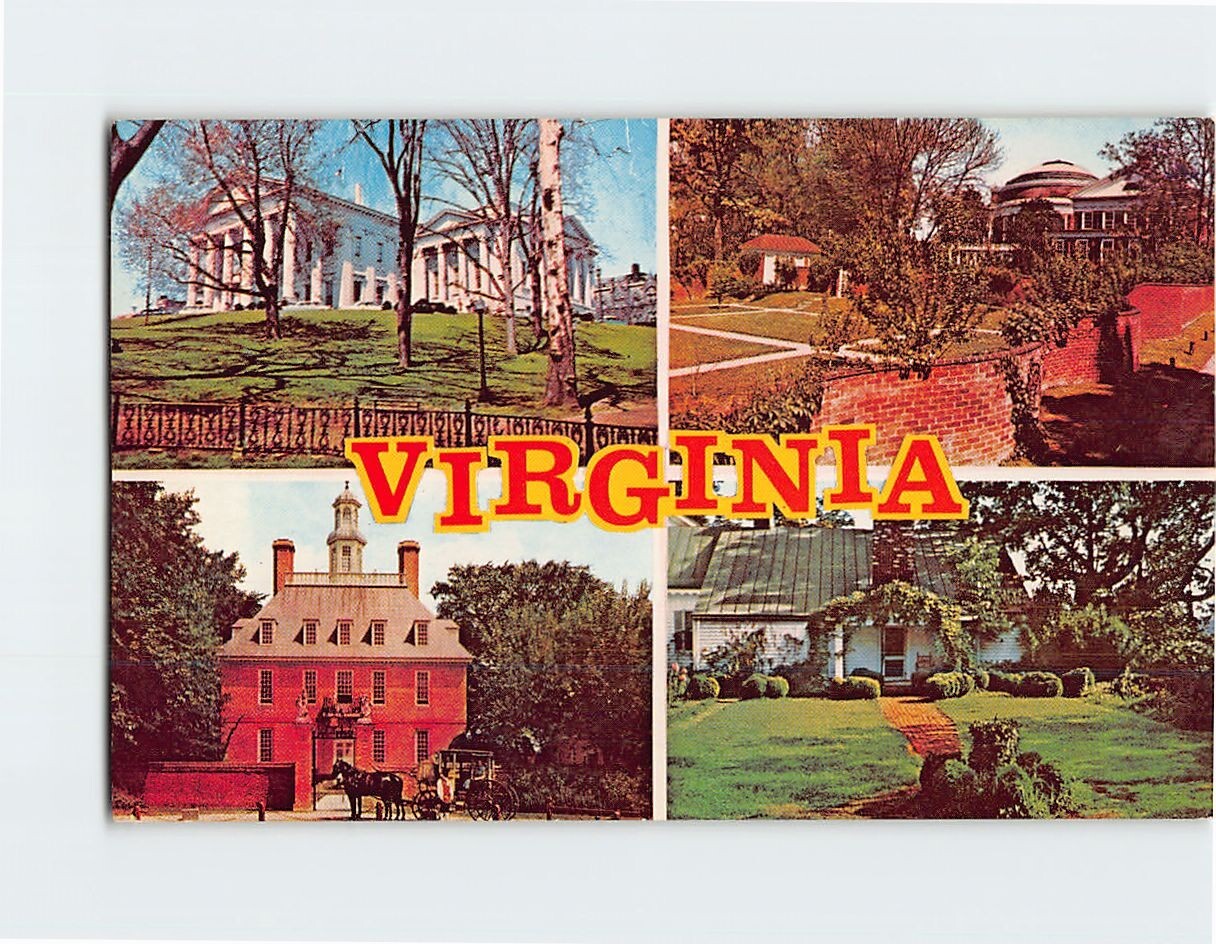 Postcard Virginia USA Postcard Virginia USA