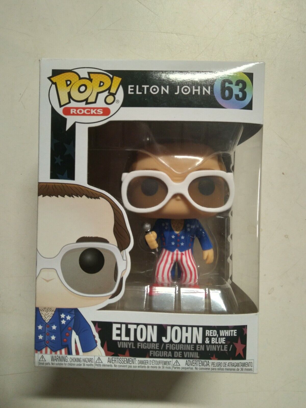 Elton John #63 ( Patriotic ) - Funk Pop Rocks 