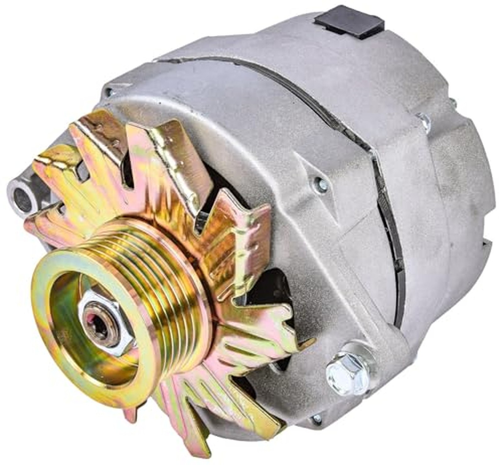 1-Wire GM Alternator 140 AMP Output Serpentine Pulley [Natural Finish]