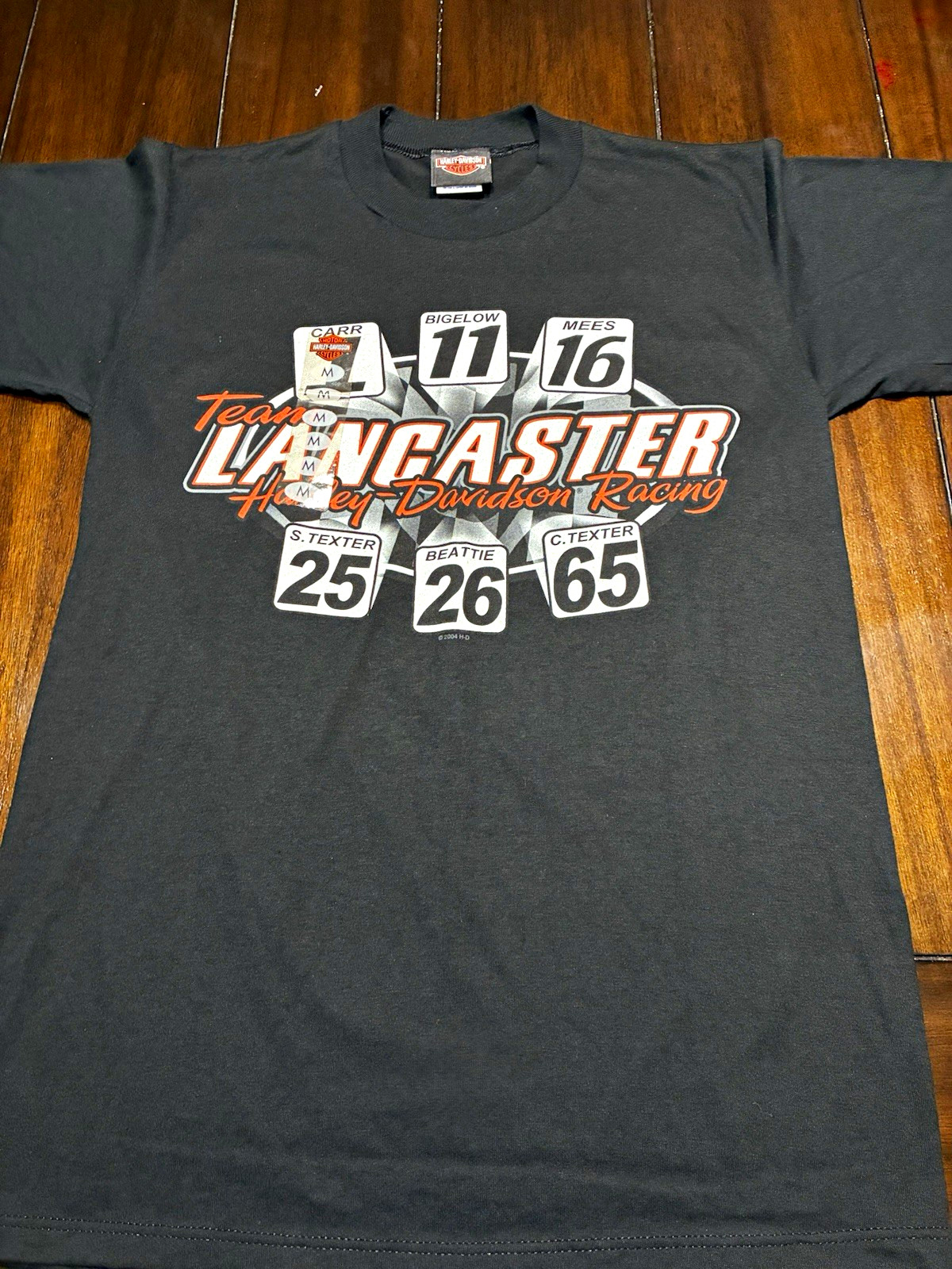 Vtg Harley-Davidson Cycles Lancaster Harley-Davidson Racing T-Shirt Size M Vtg Harley-Davidson Cycles Lancaster Harley-Davidson Racing T-Shirt Size M