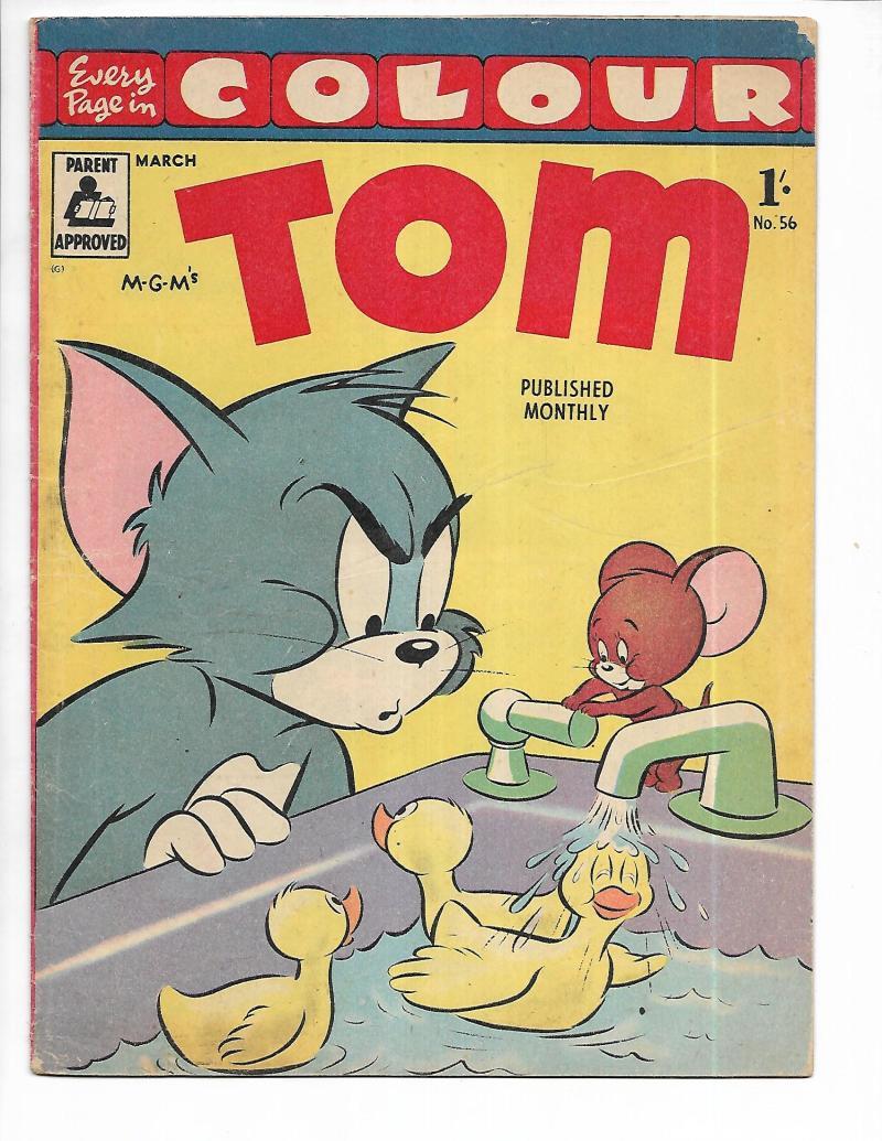 Tom #56 1950's Australian Duck Bath Cover Tom #56 1950's Australian Duck Bath Cover